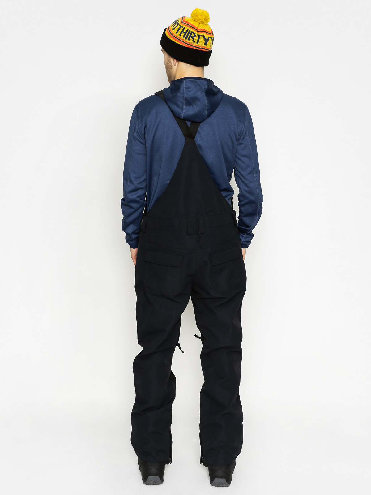 Pánské Snowboardové kalhoty  Quiksilver Found Bib (black)