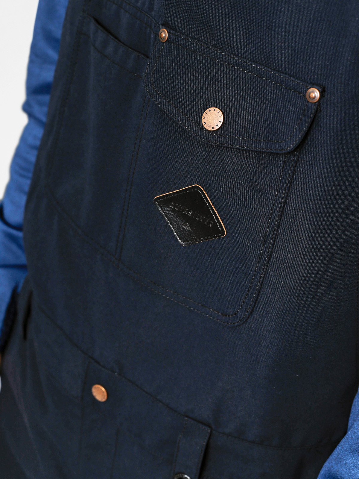 Pánské Snowboardové kalhoty  Quiksilver Found Bib (black)