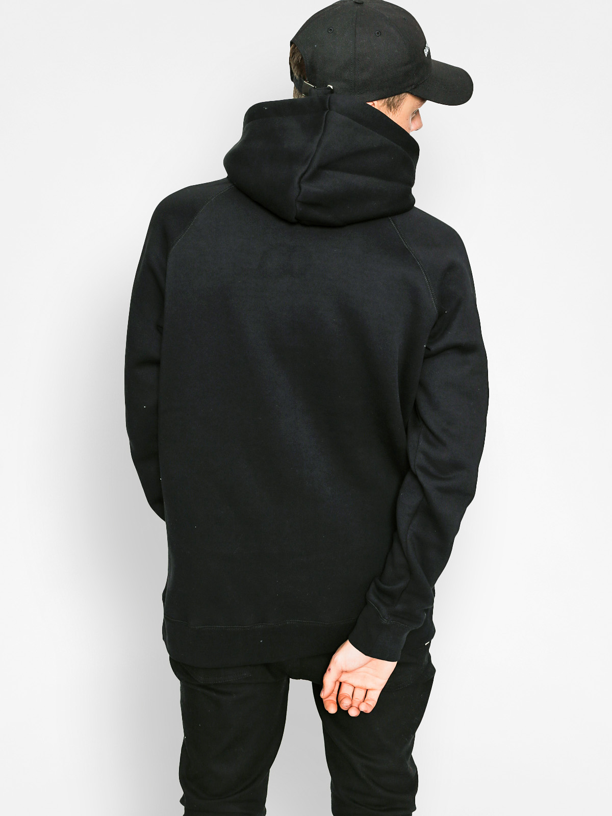 K1x Mikina s kapucí Grip Tag HD (black)