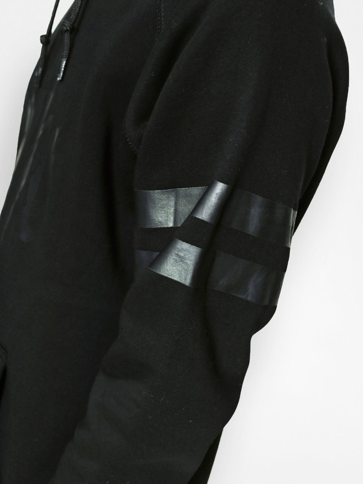 K1x Mikina s kapucí Leaf Crest HD (black/black)