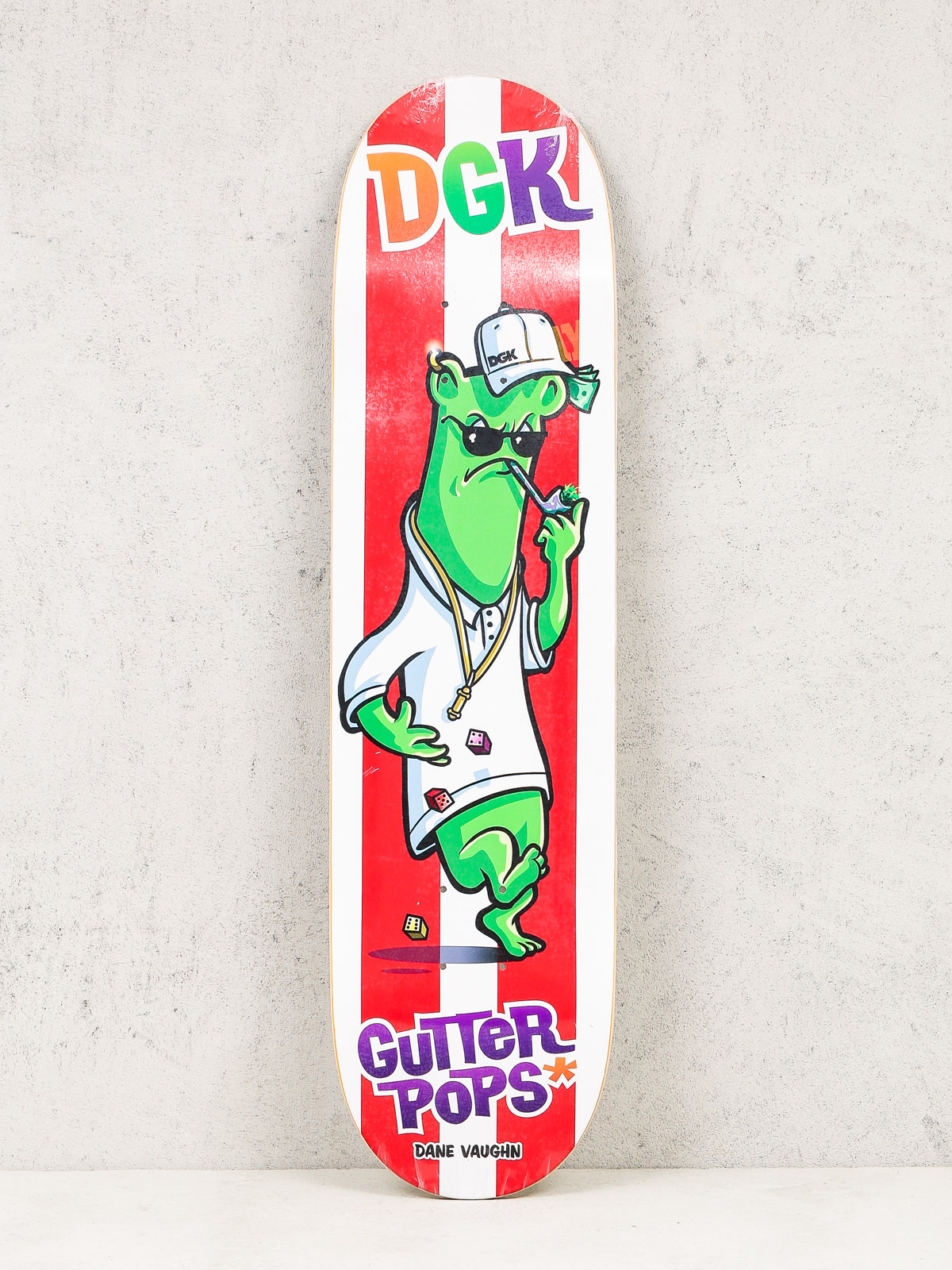 DGK Deska Dane Gutter Pop (white/red)