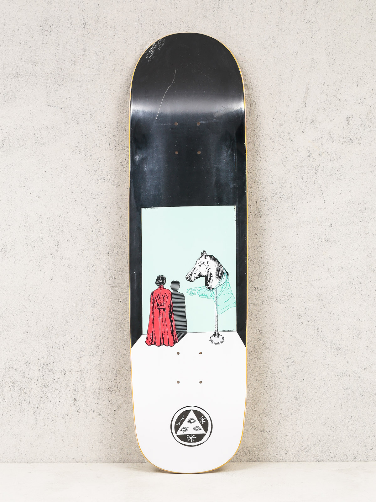 Welcome Deska Haunted Horse (white/teal)