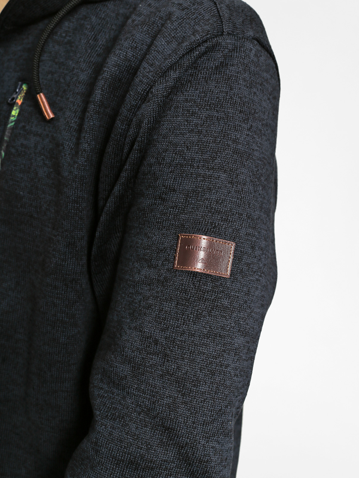 Mikina s kapucí Quiksilver Trapper ZHD (black)