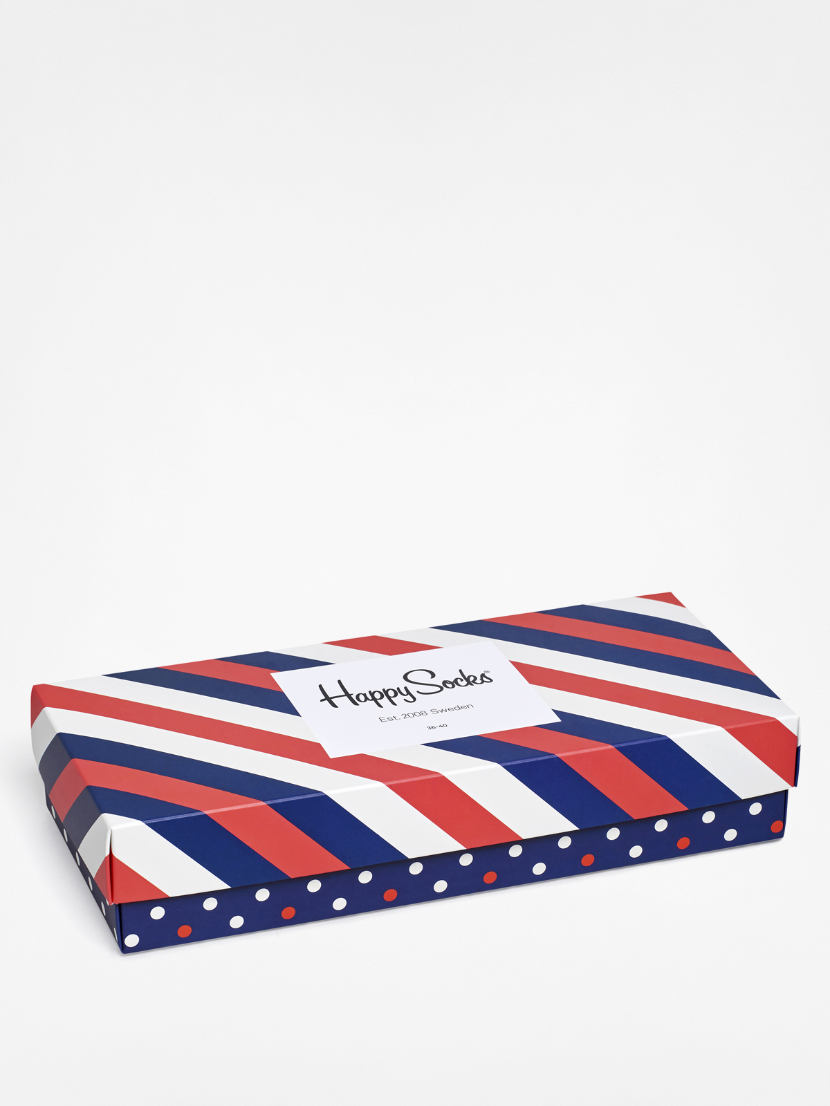 Ponožky Happy Socks Giftbox 4pk (navy/white/red)