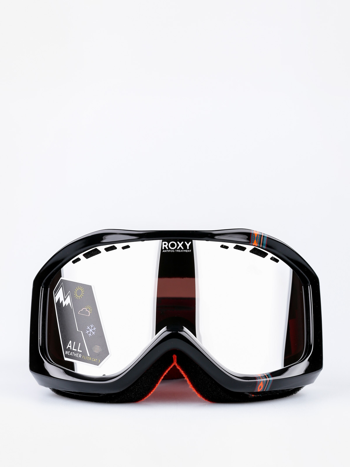 Roxy Brýle na snowboard Sunset Wmn (ethnikstripe legion blue/amber rose silver mirror)