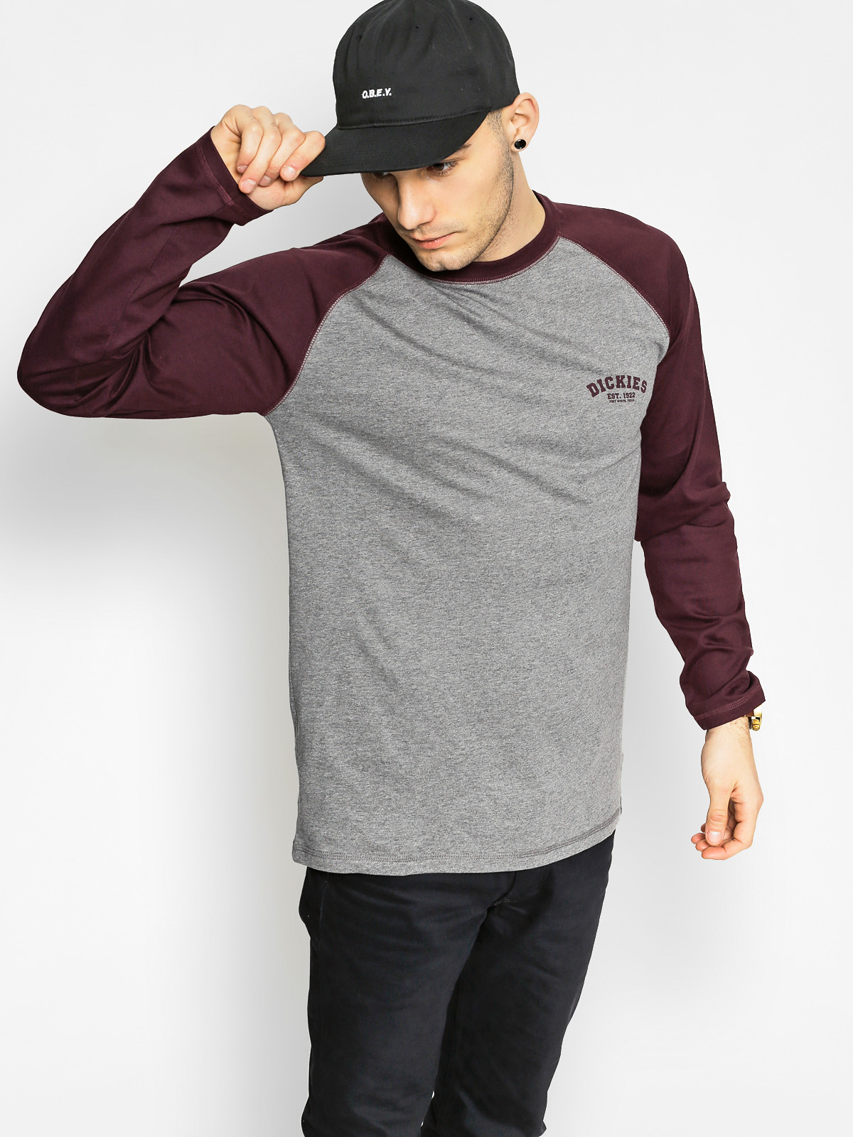 Dickies Triko Baseball (maroon/charcoal)