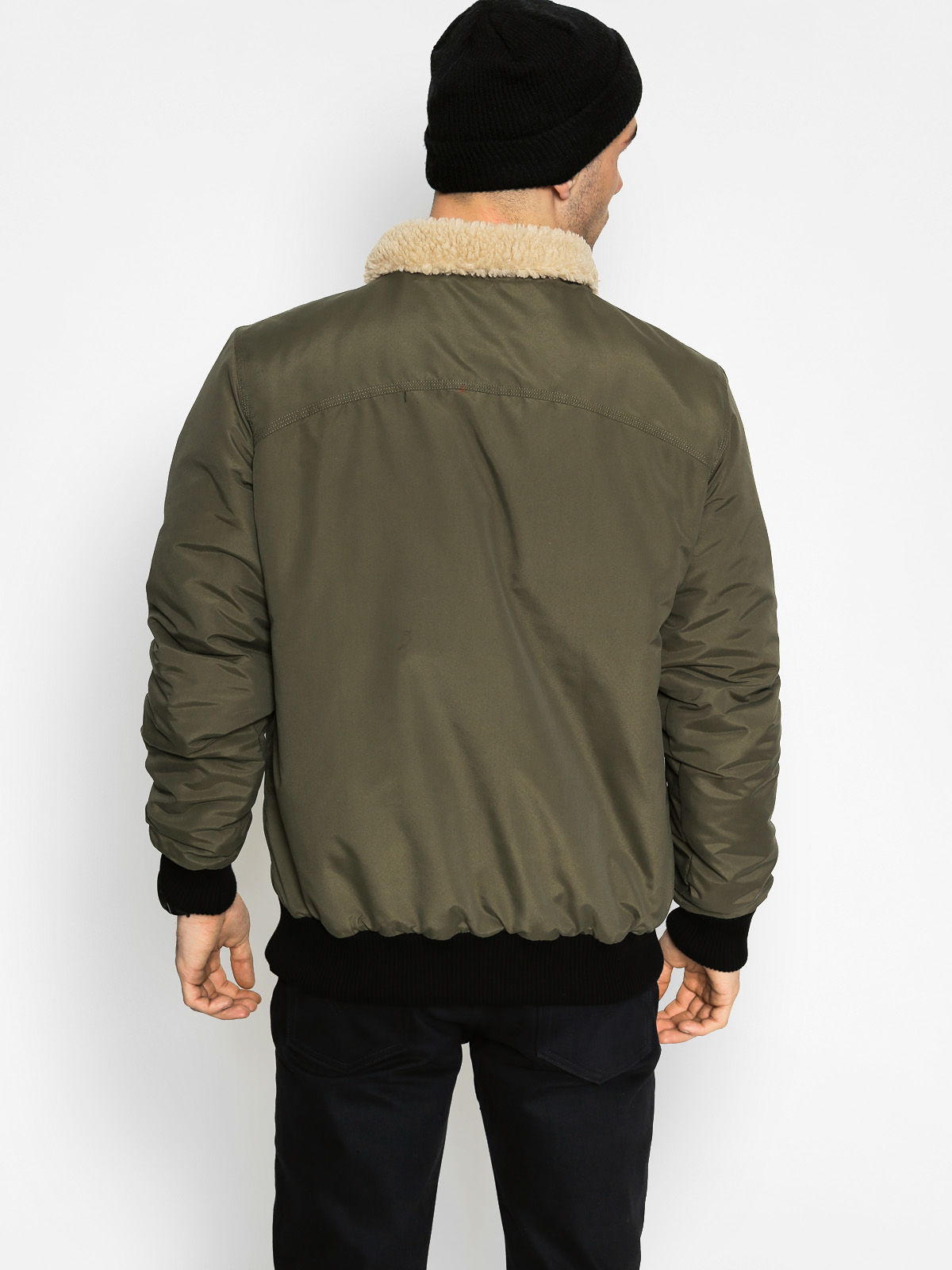 Turbokolor Zimní Bunda Straggler Bomber (military green)