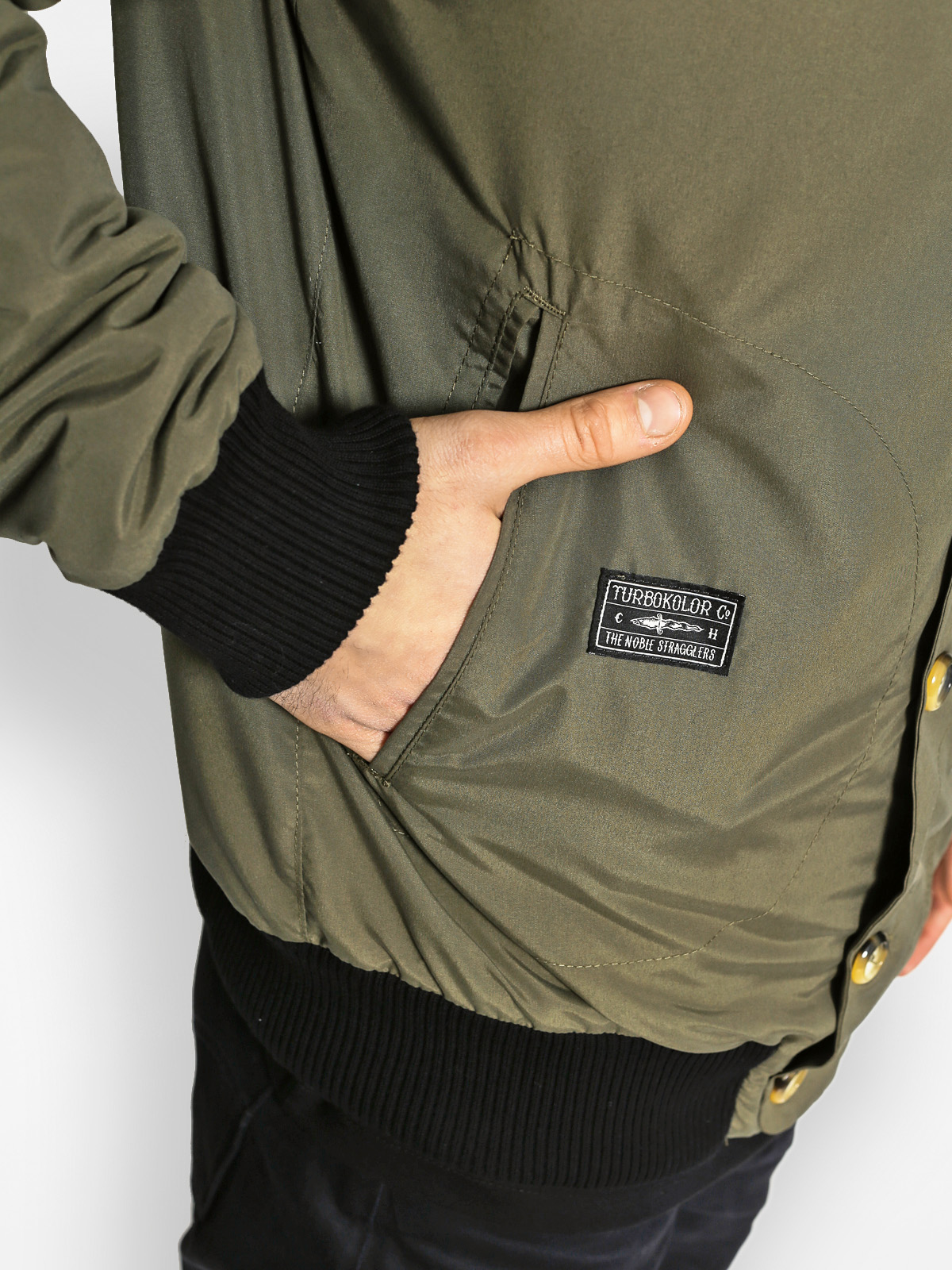 Turbokolor Zimní Bunda Straggler Bomber (military green)
