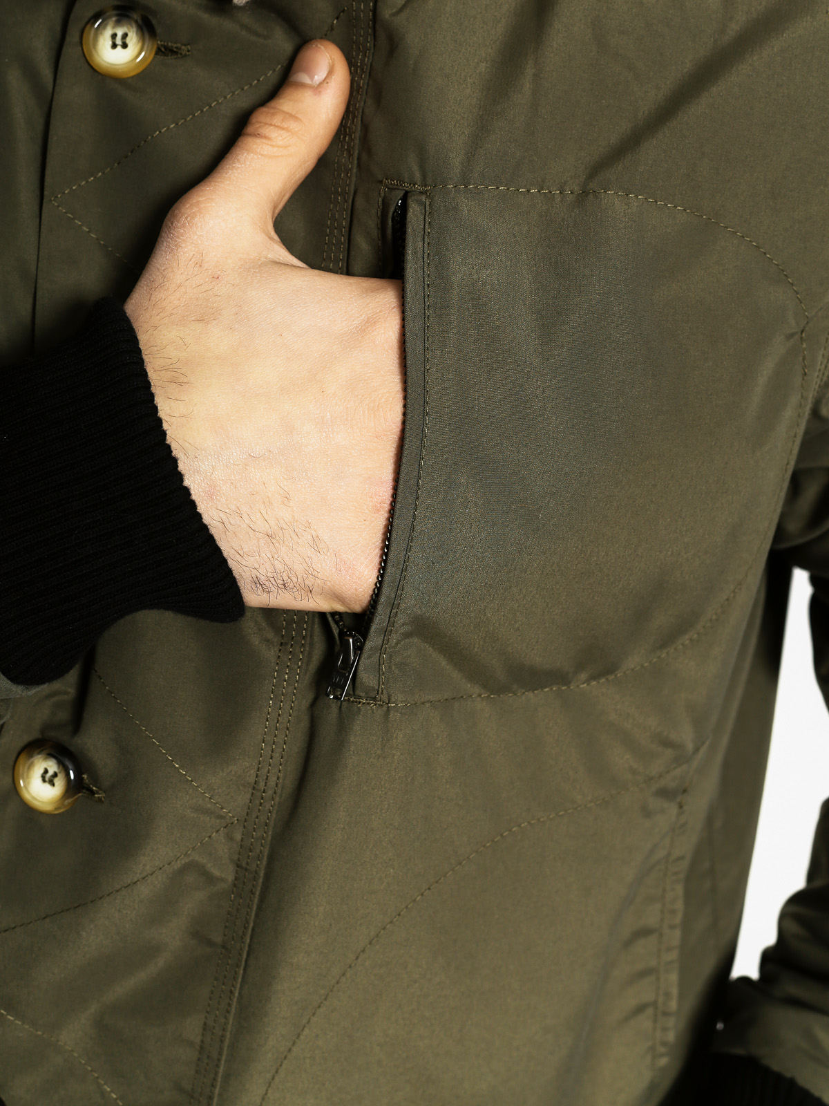 Turbokolor Zimní Bunda Straggler Bomber (military green)