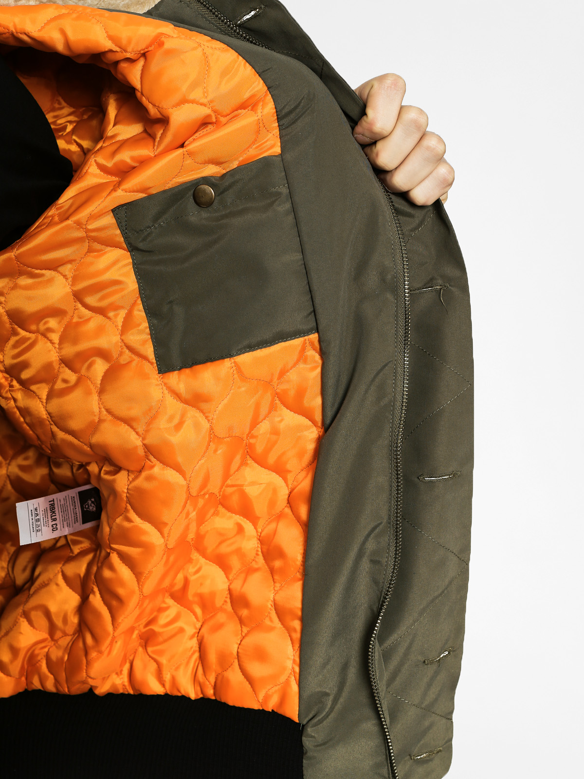 Turbokolor Zimní Bunda Straggler Bomber (military green)