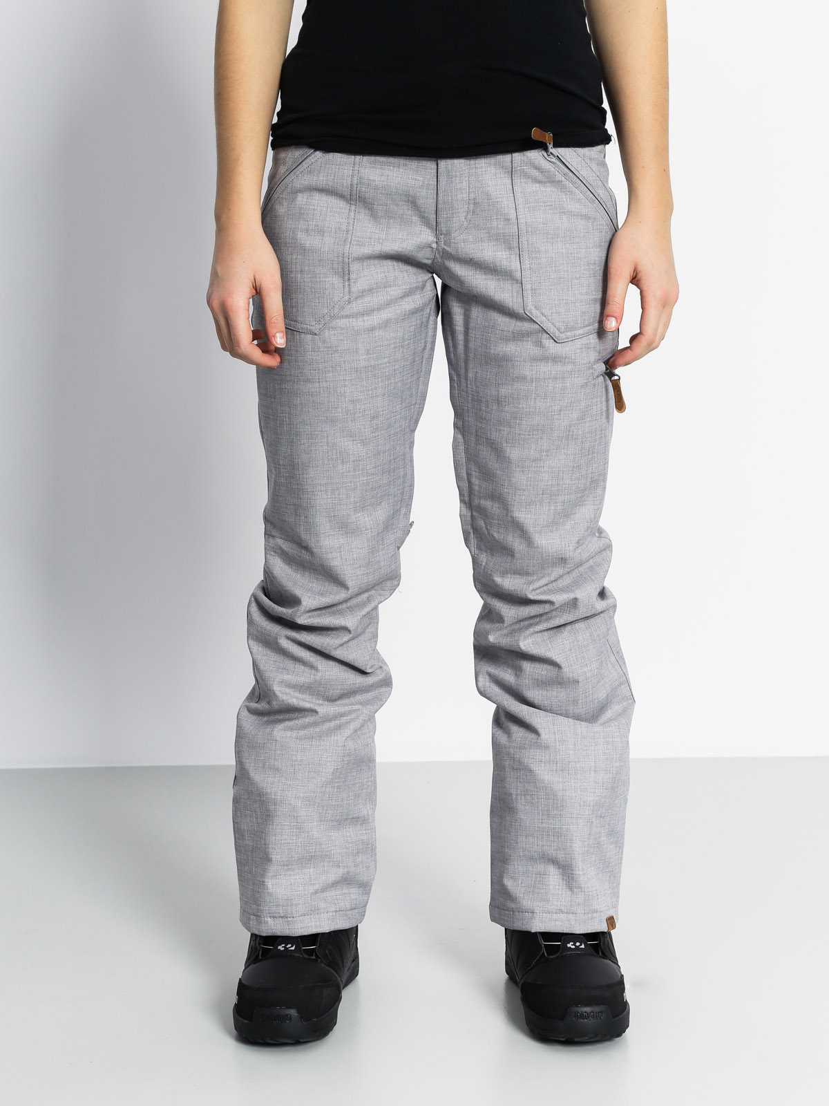 Dámské Roxy Snowboardové kalhoty Nadia (grey heather)