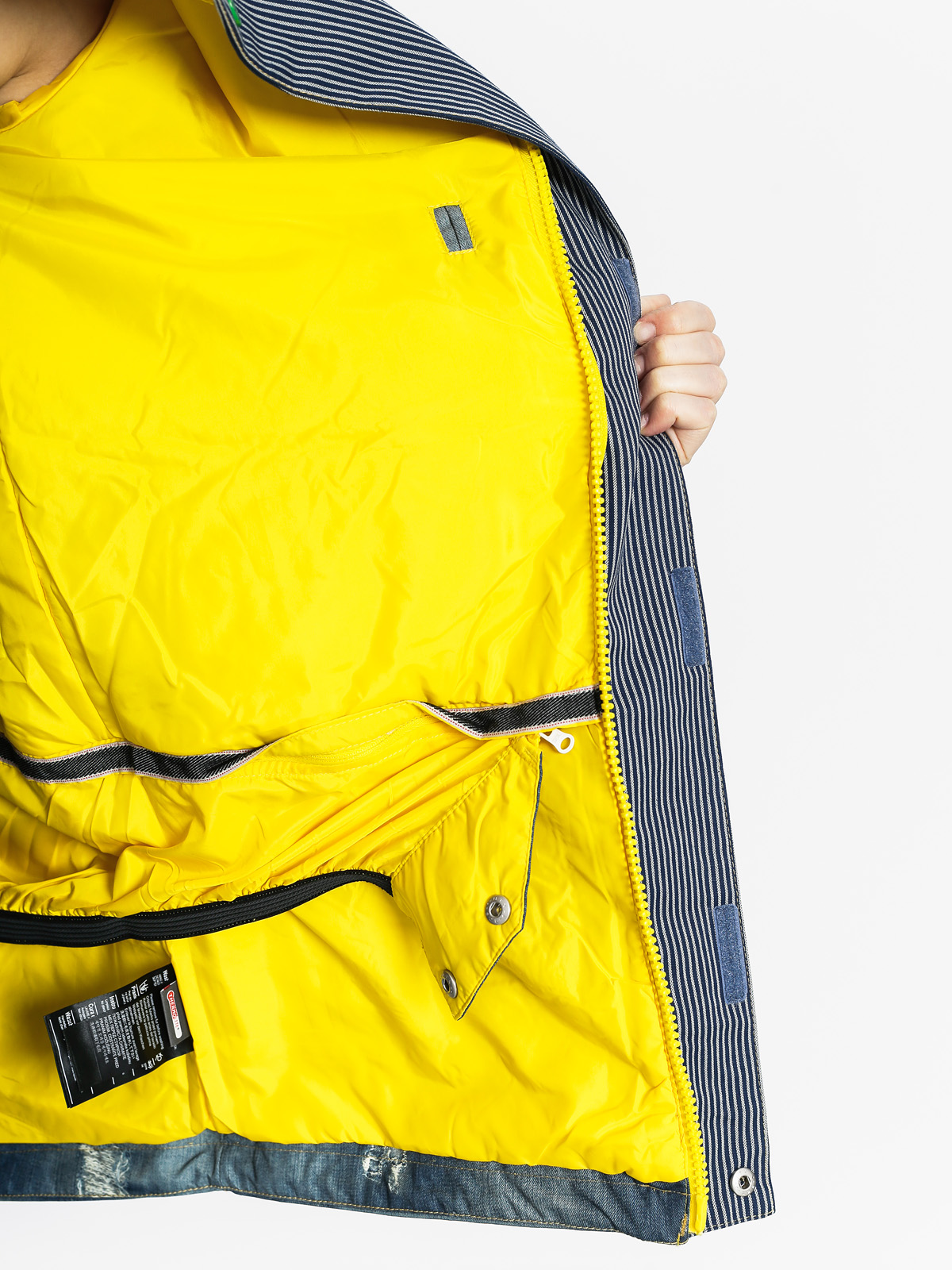 Dámská Burton Snowboardová bunda Lamb Riff Parka (denim print)