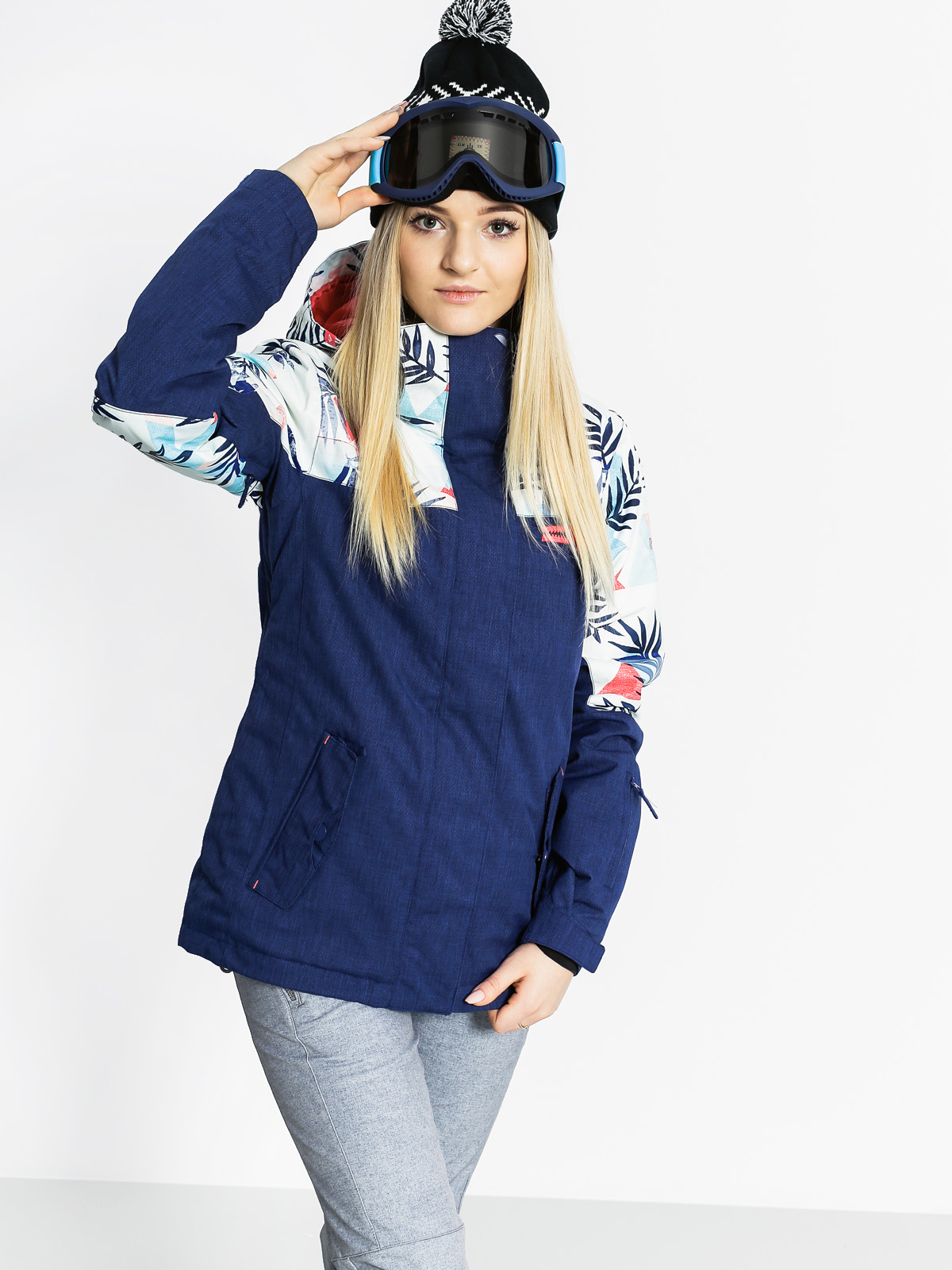 Dámská Roxy Snowboardová bunda Rx Jetty Block (navy)