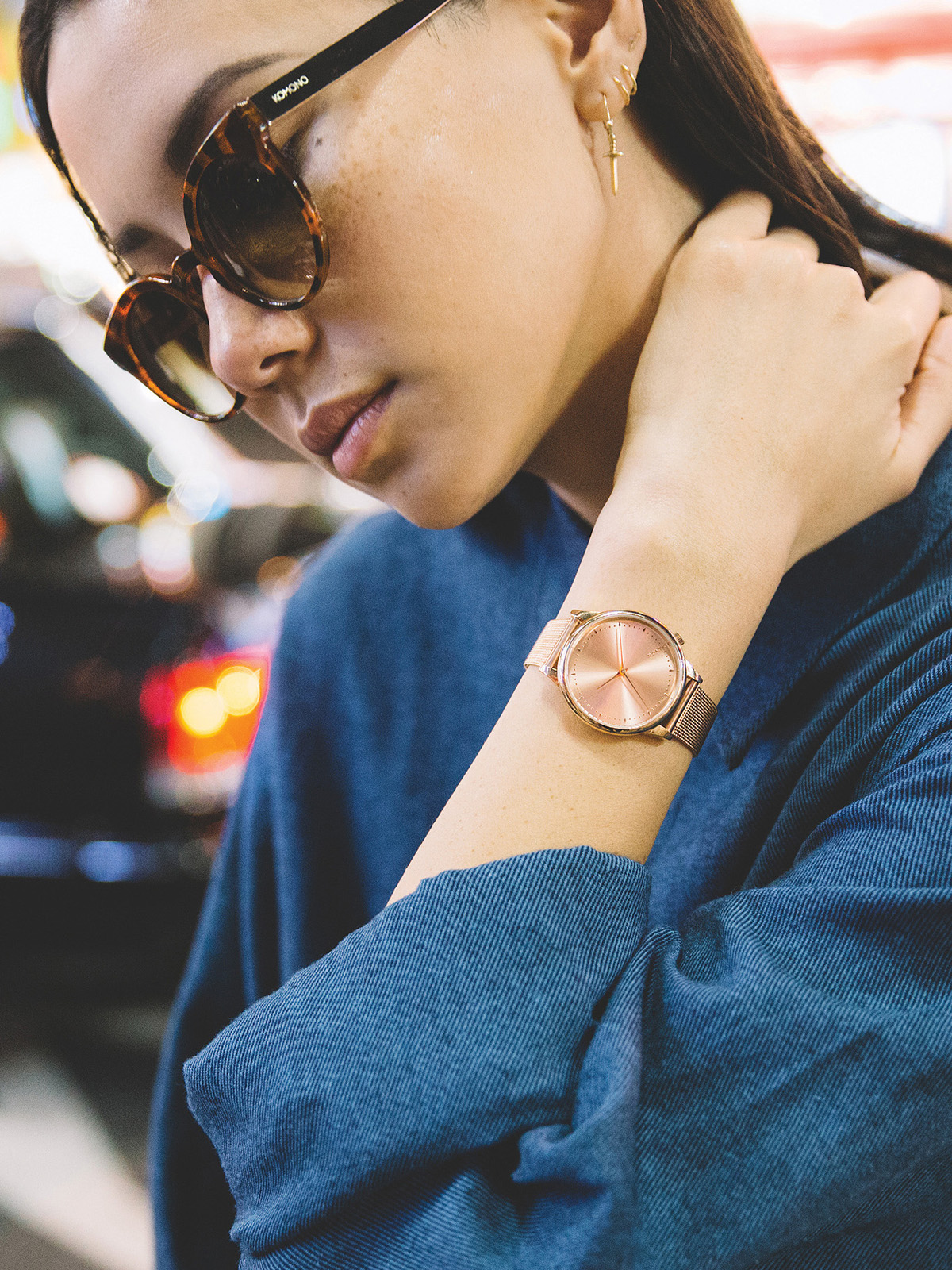 Hodinky Komono Estelle Wmn (rose gold)