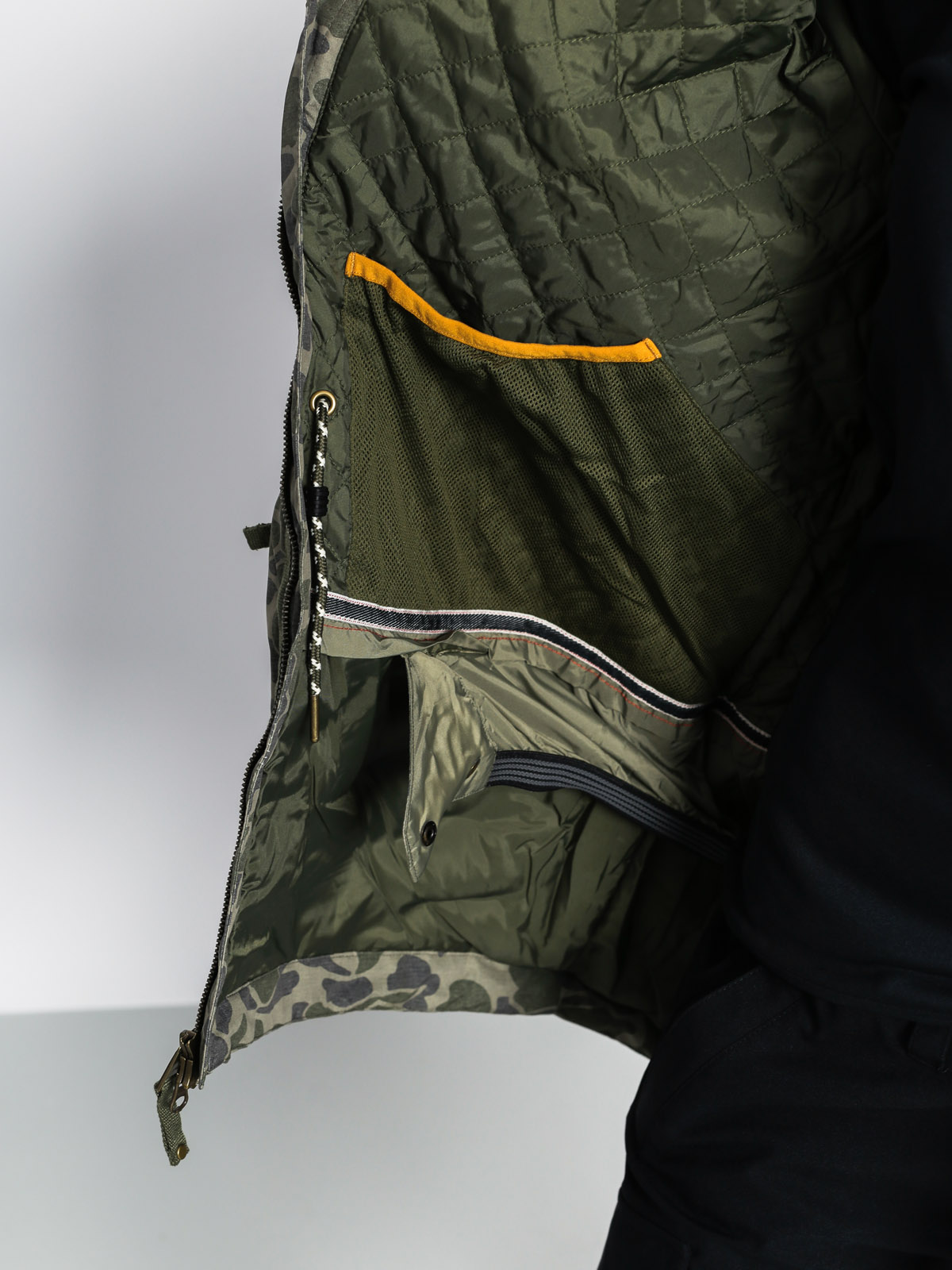 Dámská Snowboardová bunda Burton Fremont (petal camo/brn lthr)