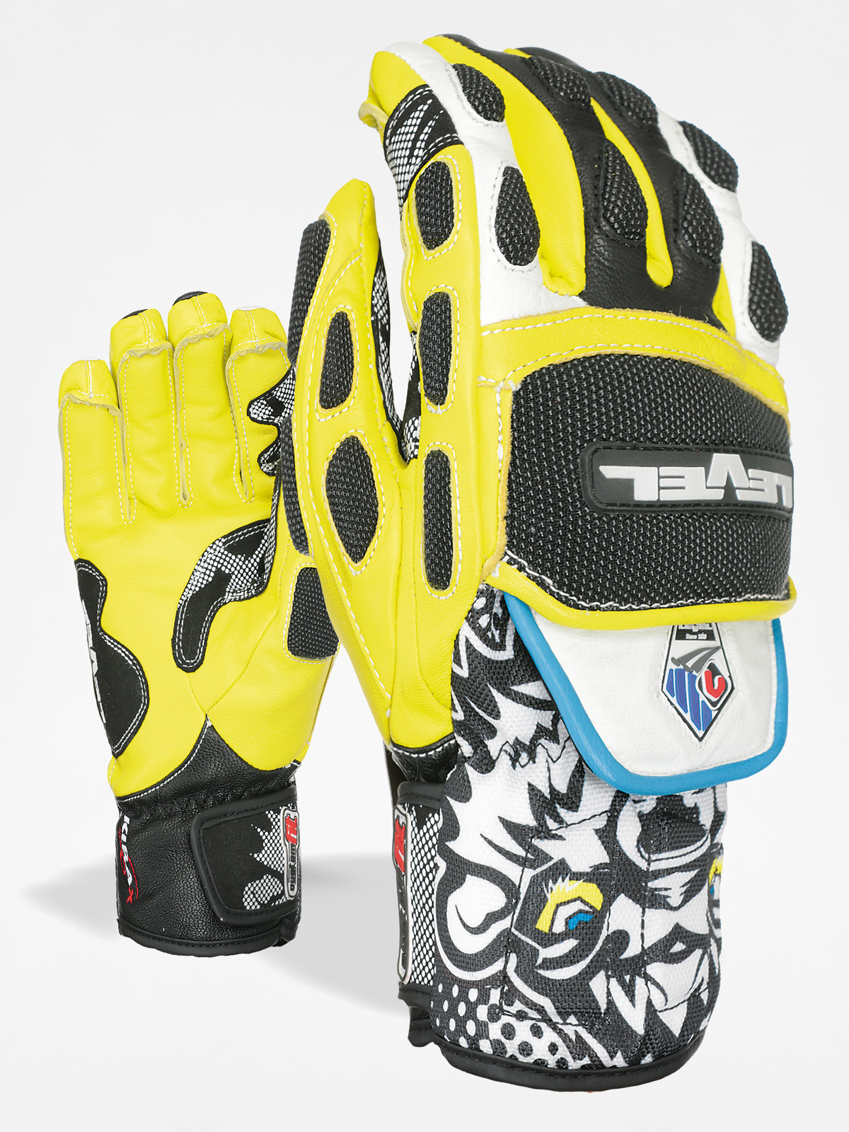 Rukavice Level Worldcup CF (black/yellow)