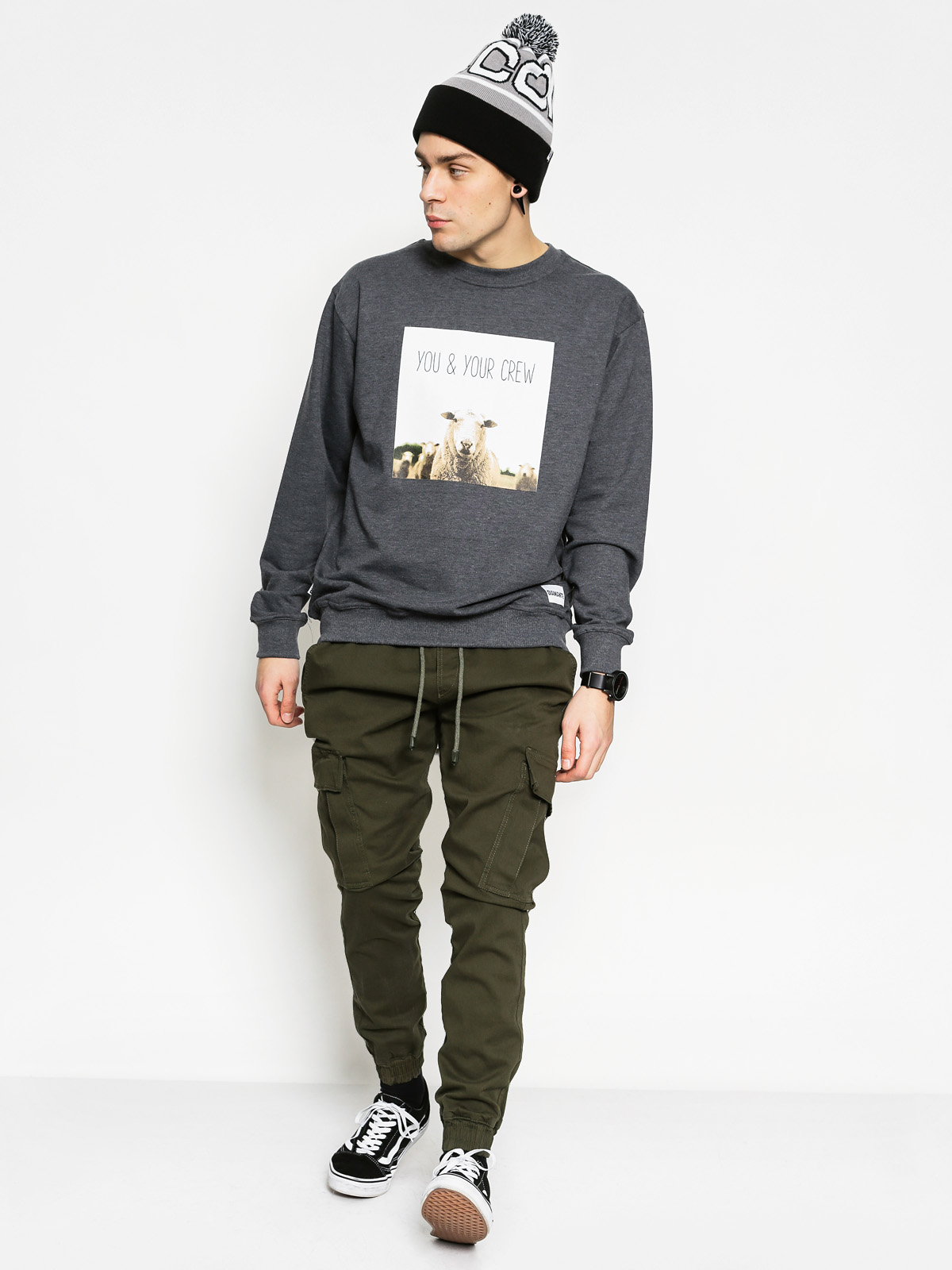 Mikina Diamante Wear You & Your (graphite)