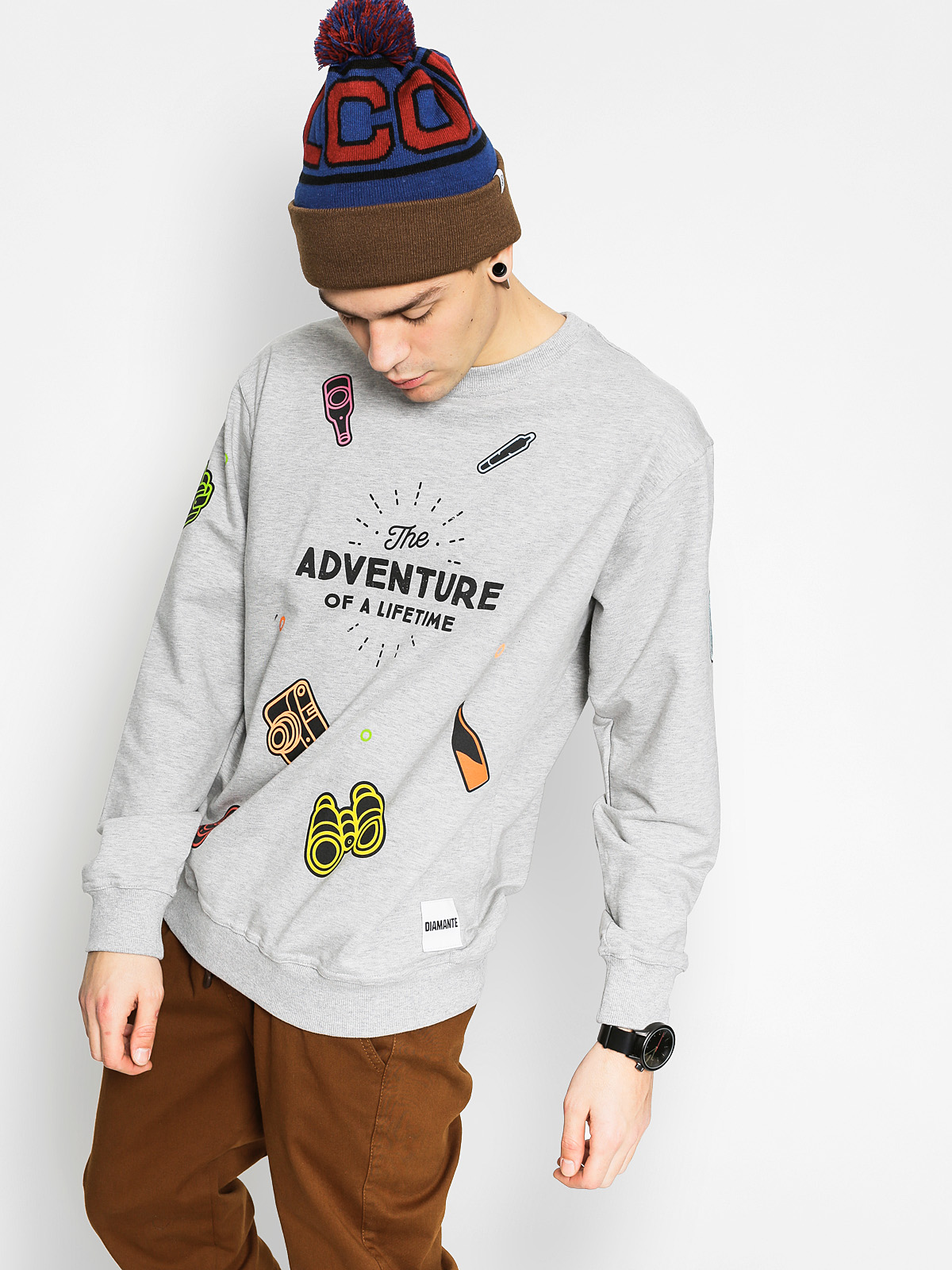 Mikina Diamante Wear Adventure (grey)