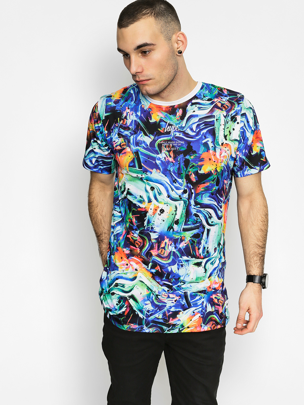 Tričko Hype Light Stroke Aop (multi)