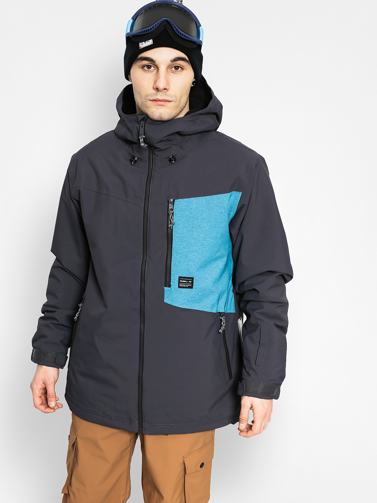 Pánská Snowboardová bunda O'Neill Cue (granite)