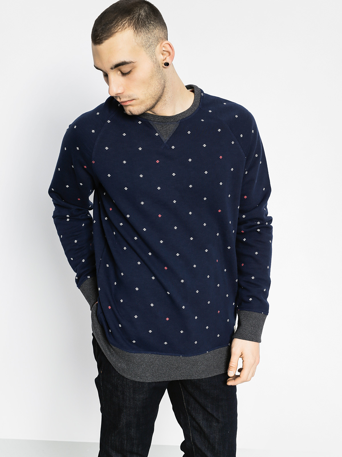 O'Neill Mikina Lost Coast (blue oap w/grey)