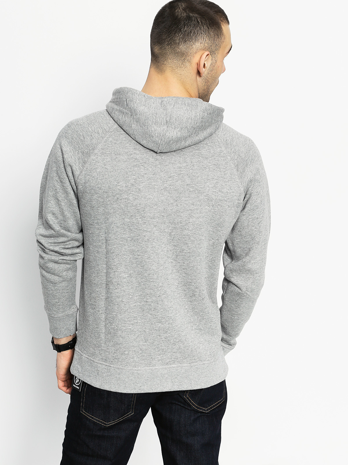 Mikina s kapucí O'Neill Jacks Base Graphic HD (silver melee)