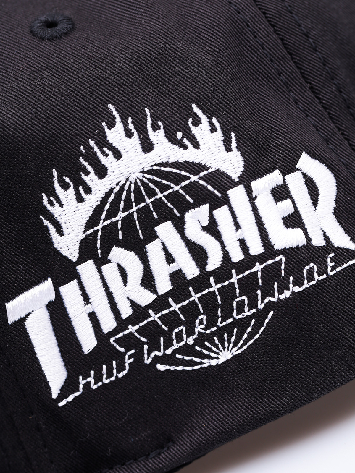 Kšiltovka  HUF Thrasher TDS Snapback ZD (black)