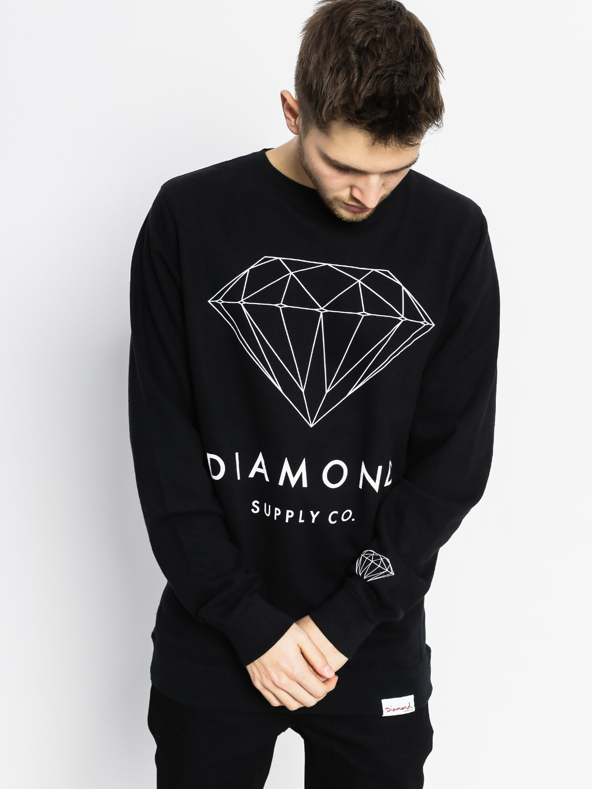 Mikina Diamond Supply Co. Brilliant Diamond (black)