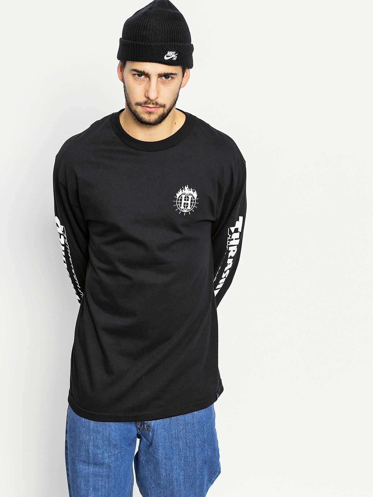 HUF Triko Thrasher TDS (black)