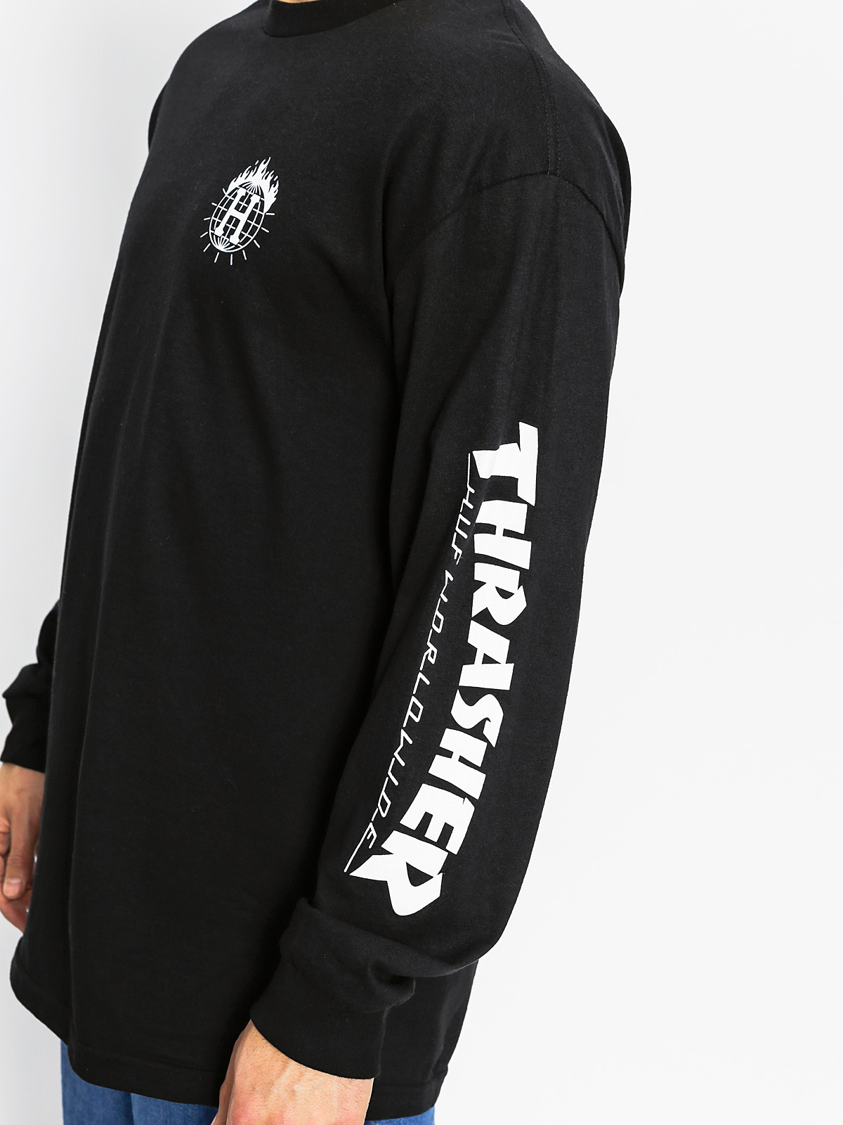 HUF Triko Thrasher TDS (black)