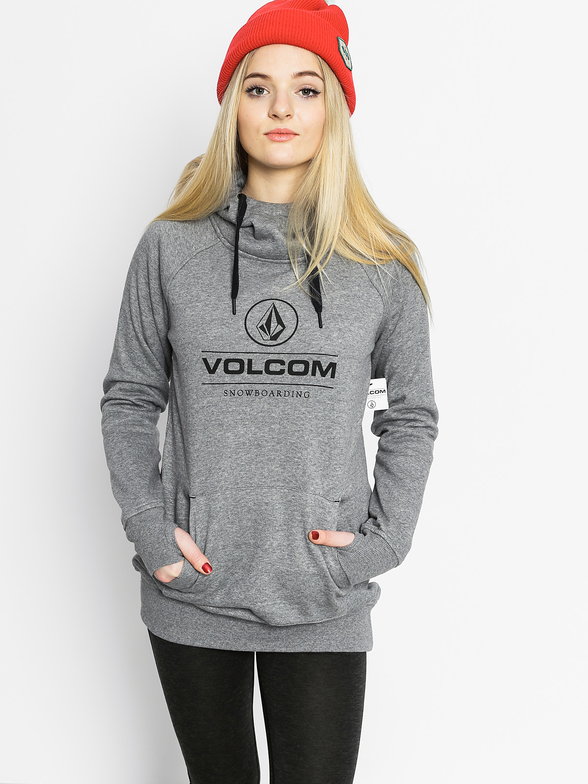Volcom Mikina s kapucí Costus HD Wmn (hgr)