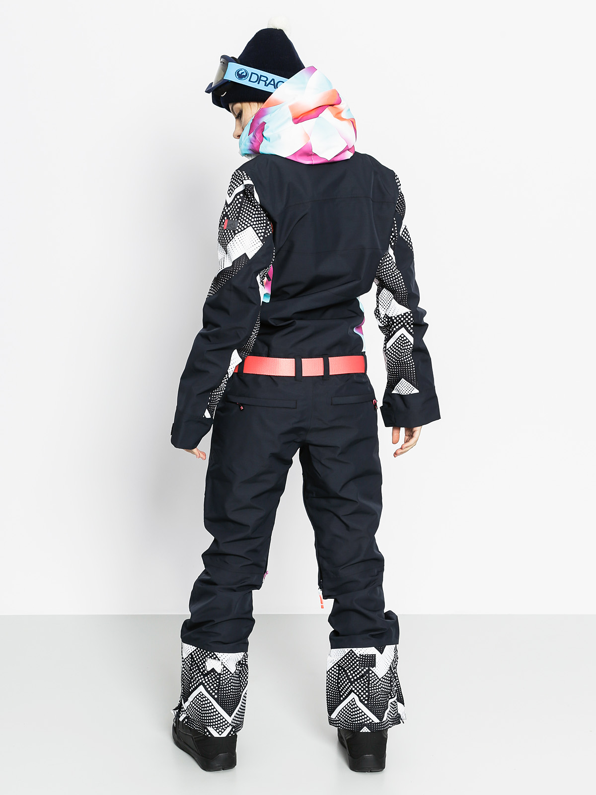 Dámská Snowboardová kombinéza Roxy Impres Suit Pop (black/multi)