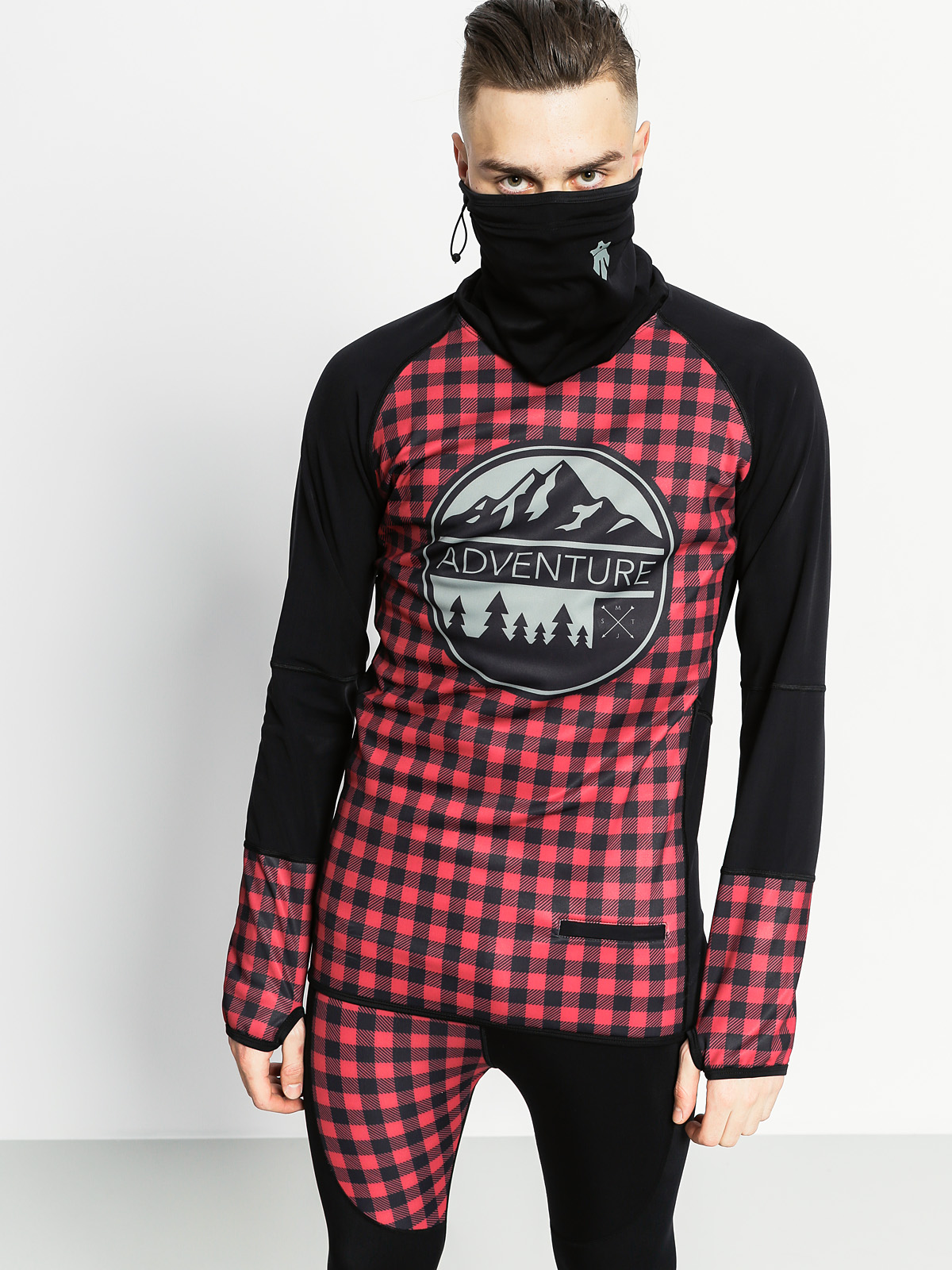 Pánský Termotriko Majesty Surface Base Layer Top (lumberjack)