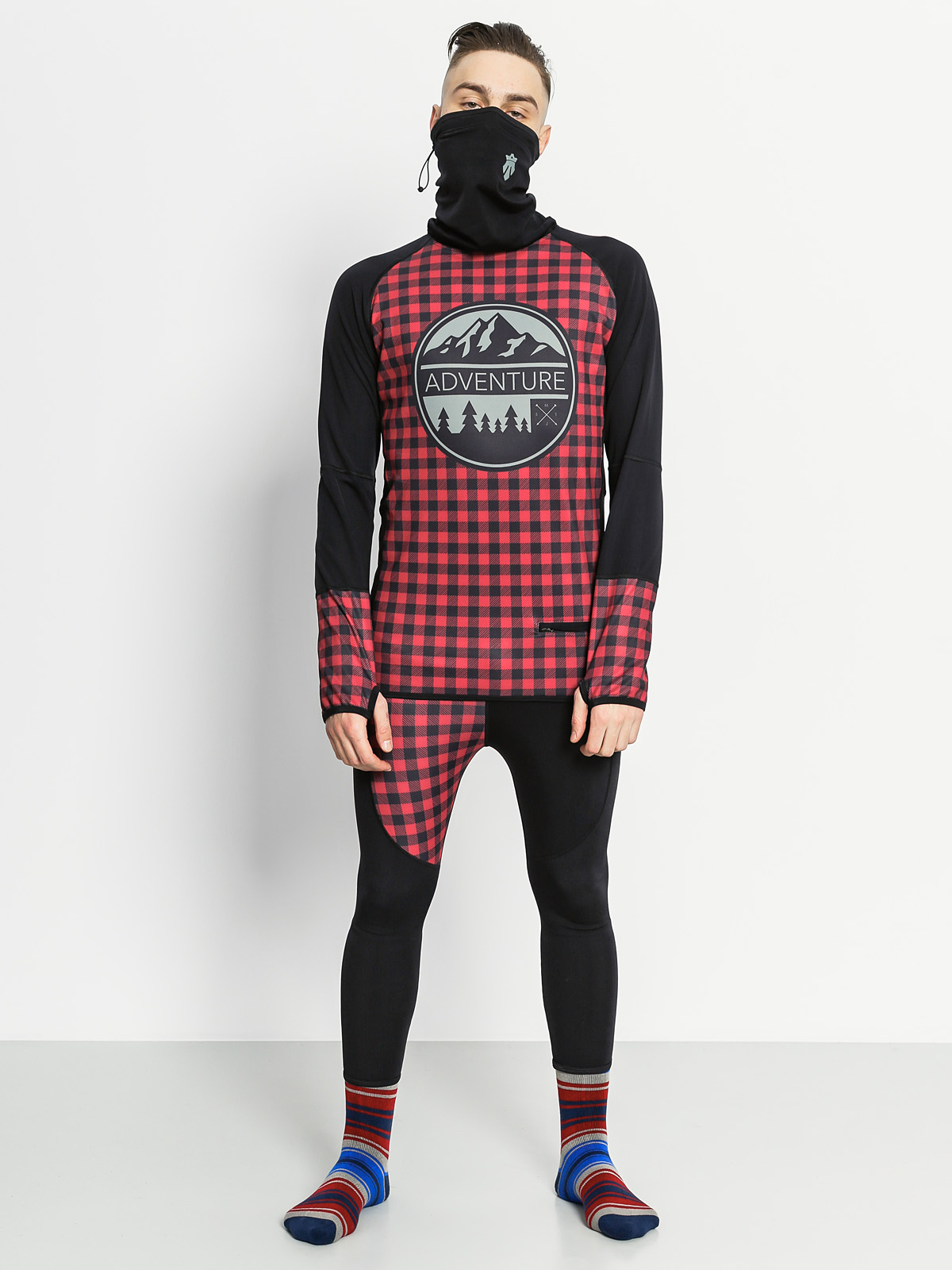 Pánský Termotriko Majesty Surface Base Layer Top (lumberjack)