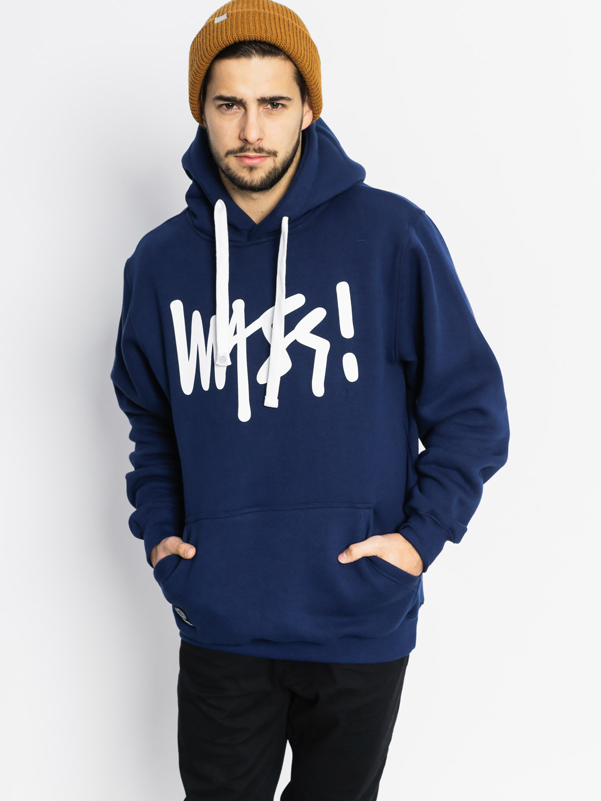 Mikina s kapucí MassDnm Signature HD (navy)