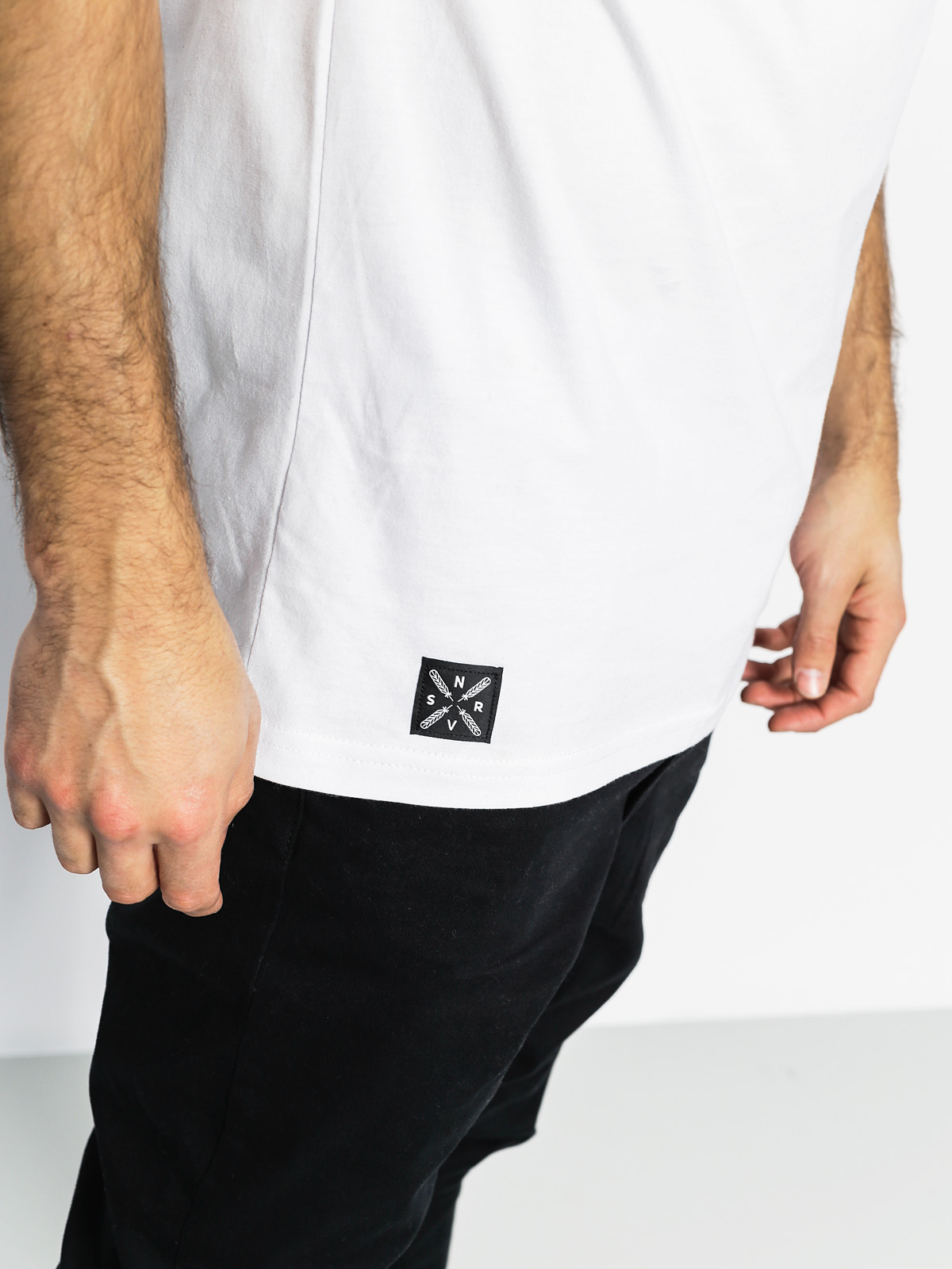 Tričko Nervous Back To (white)