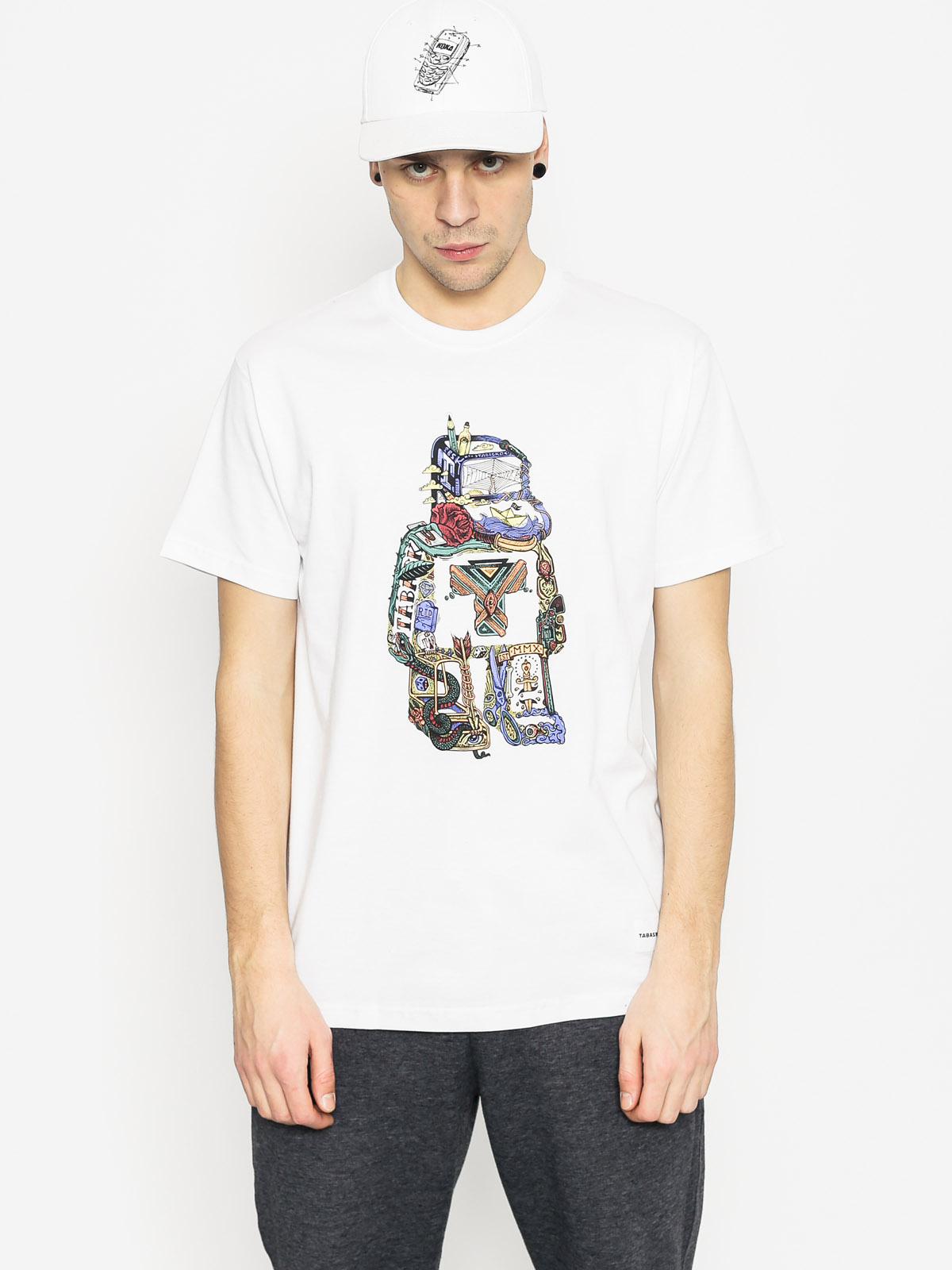 Tričko Tabasko Doodle (white)