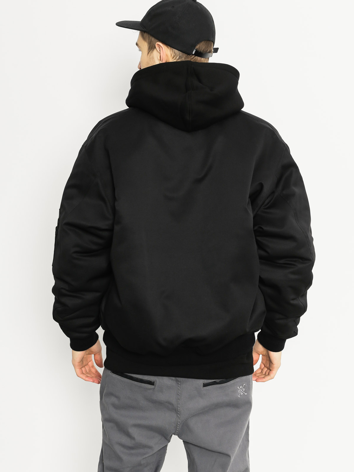 Bunda Polar Skate Bomber (black)