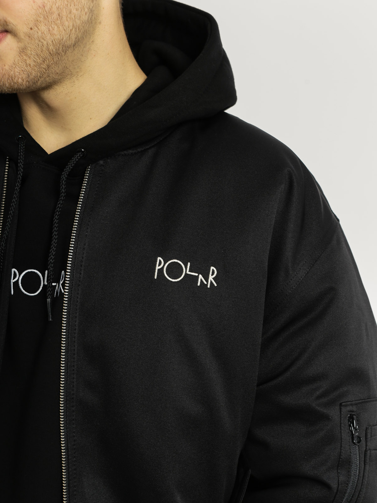 Bunda Polar Skate Bomber (black)