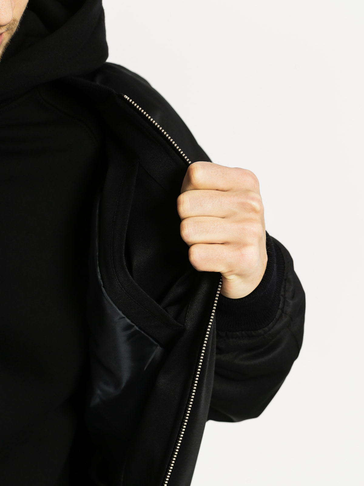 Bunda Polar Skate Bomber (black)