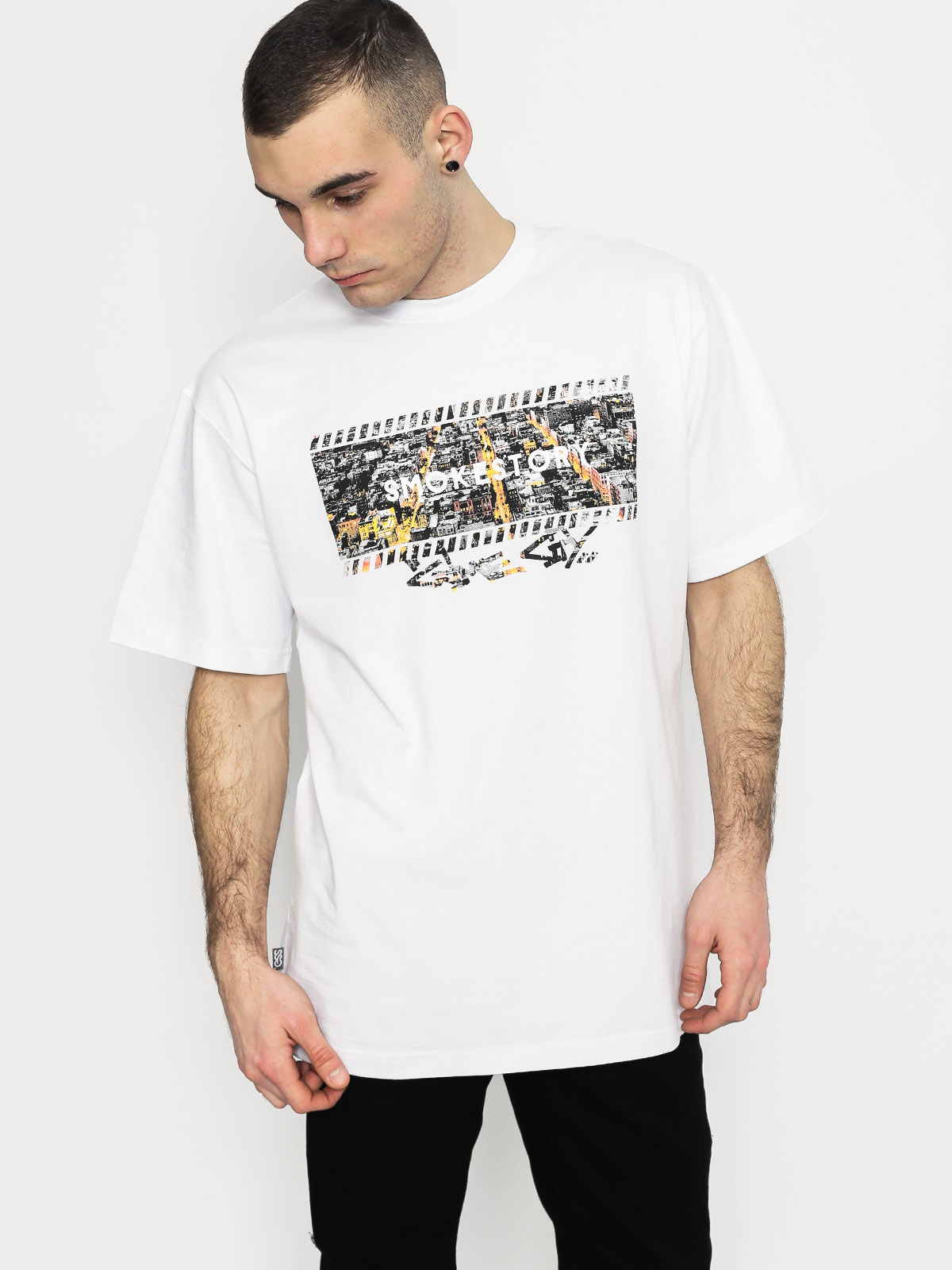 Tričko SSG Dark City (white)