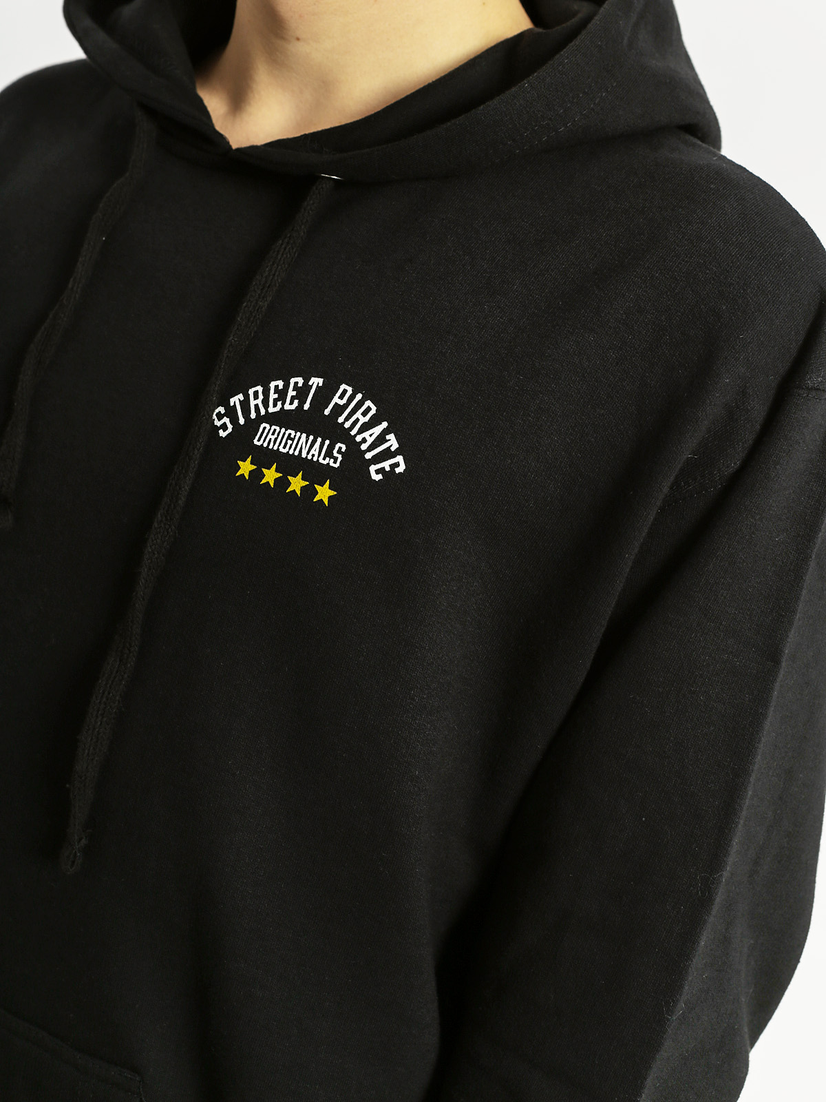 Mikina s kapucí Fourstar Originals HD (black)