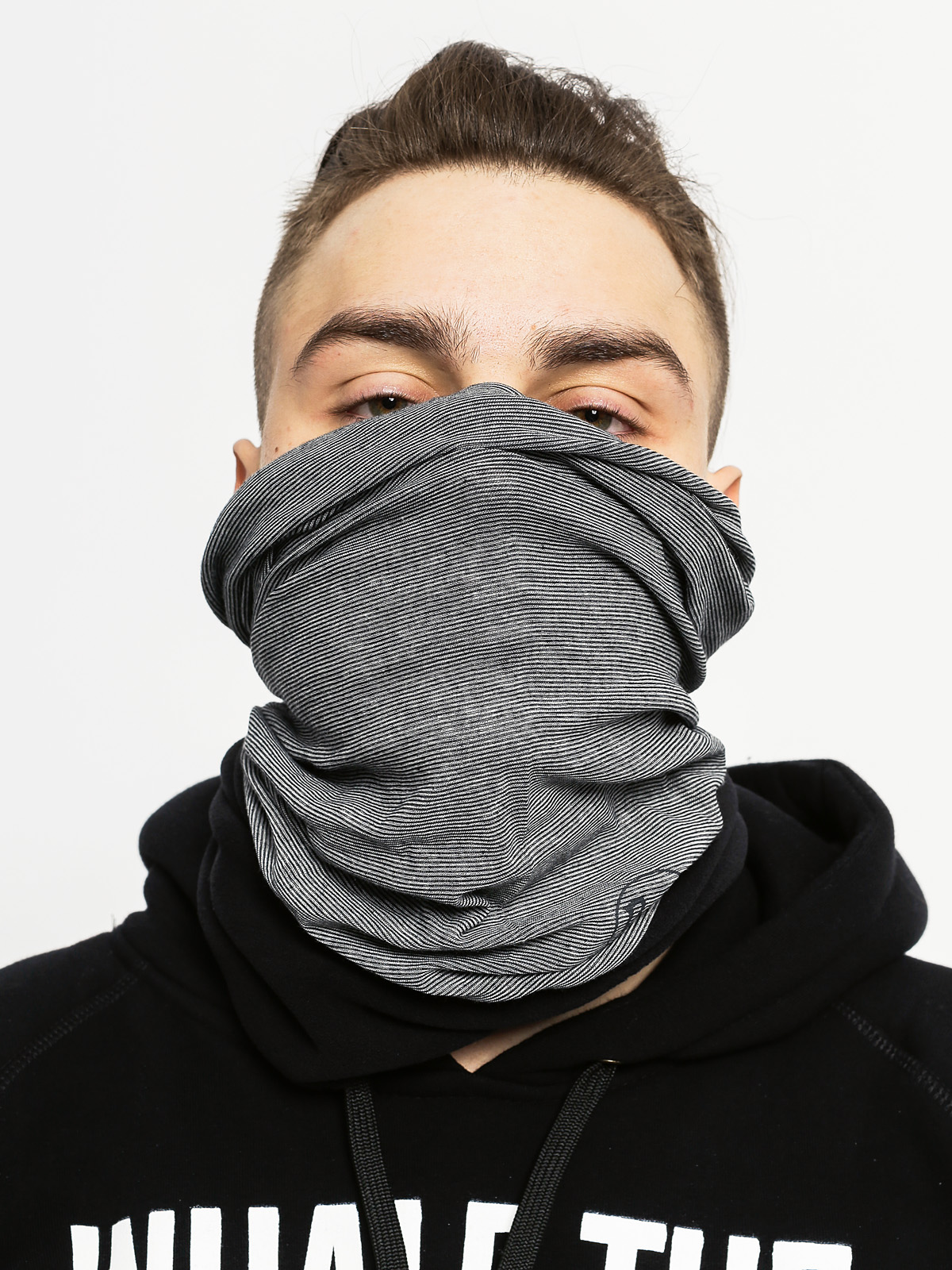 Šátek Buff Polar (grey stripes/black)