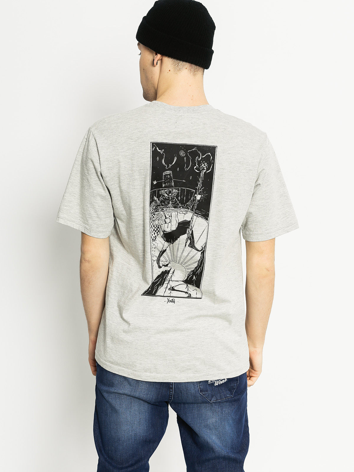 Tričko Youth Skateboards The Fool (grey)