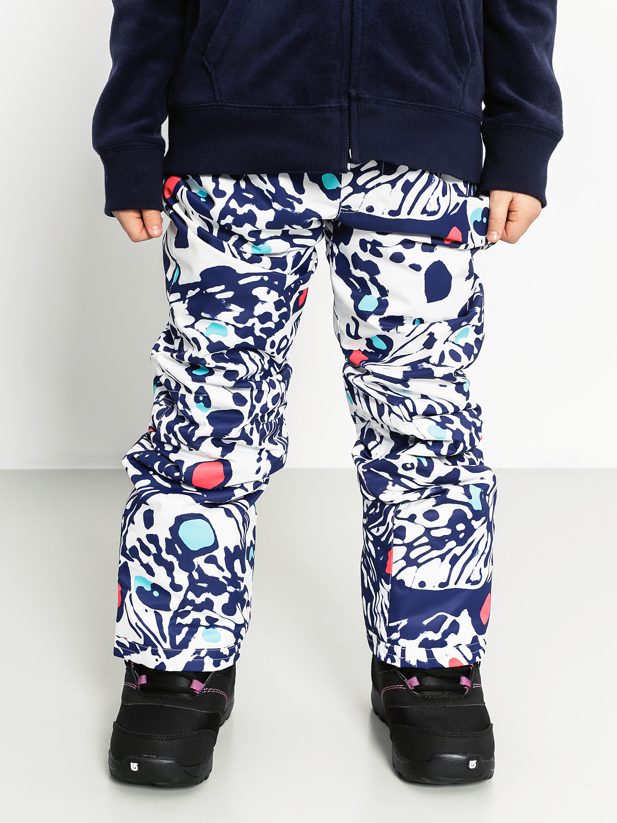 Snowboardové dětské kalhoty Roxy Backyard Wmn (white/navy)