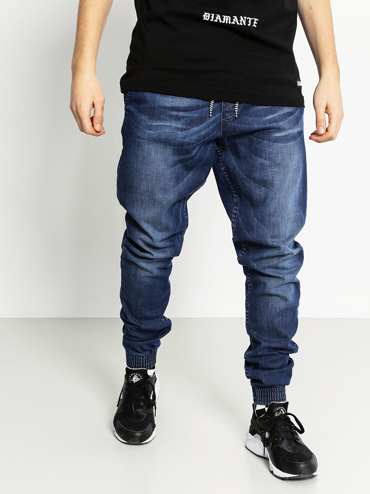 Kalhoty Diamante Wear Jogger Jeans (dark washed blue)