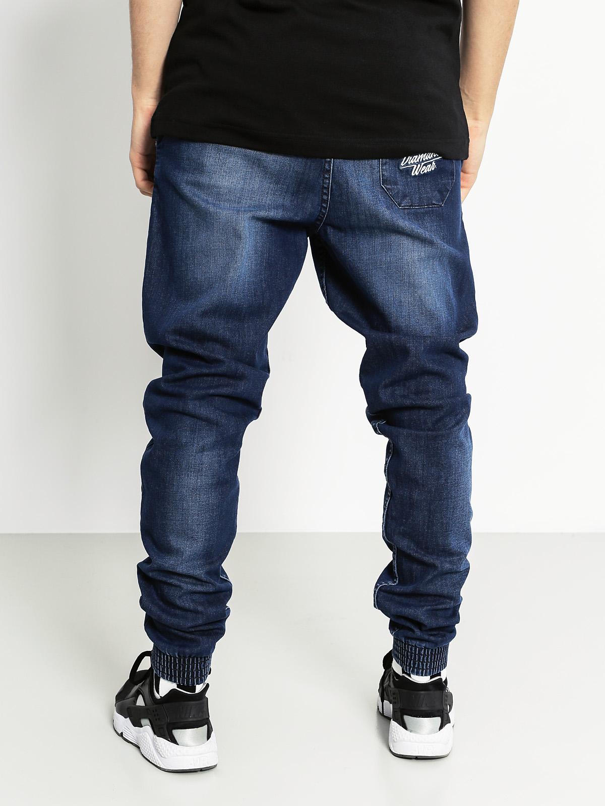 Kalhoty Diamante Wear Jogger Jeans (dark washed blue)