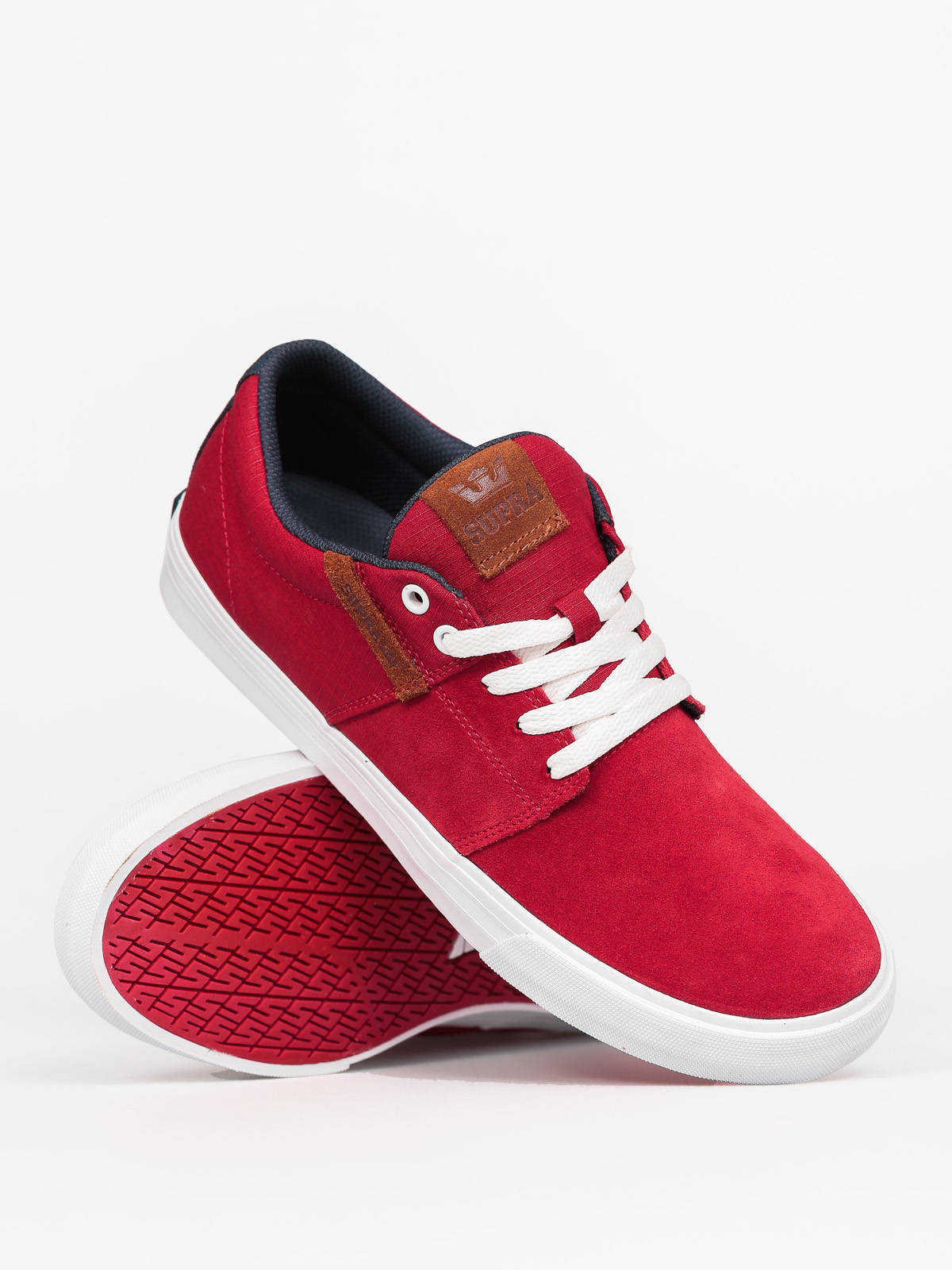 Boty Supra Stacks Vulc II (red/navy white)