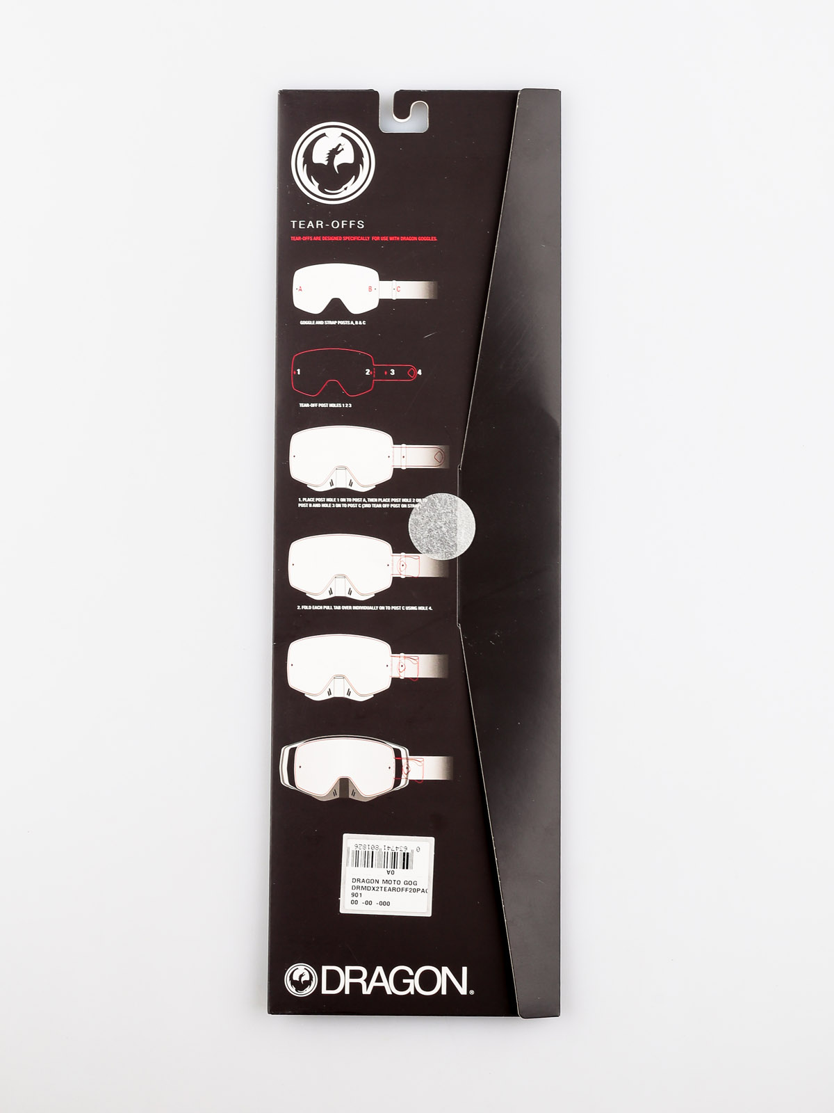 Sklo pro gogle Dragon MDX2 (tear off 20 pack)