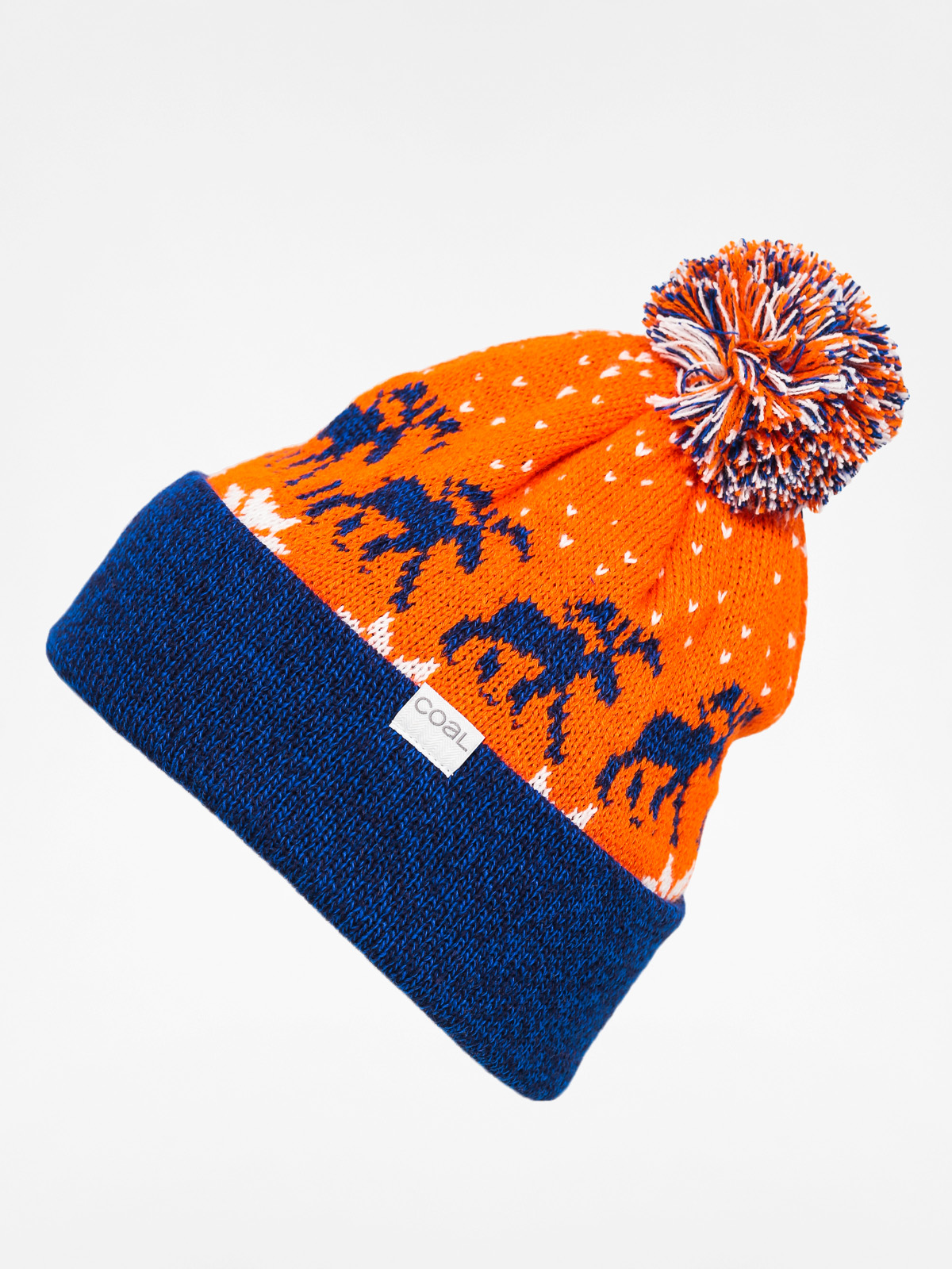 Čepice Coal The Lodge (royal/navy marl)